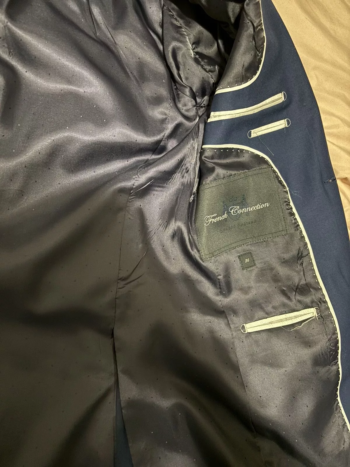 French Connection Suits French Connection Navy Suit Combo Blue