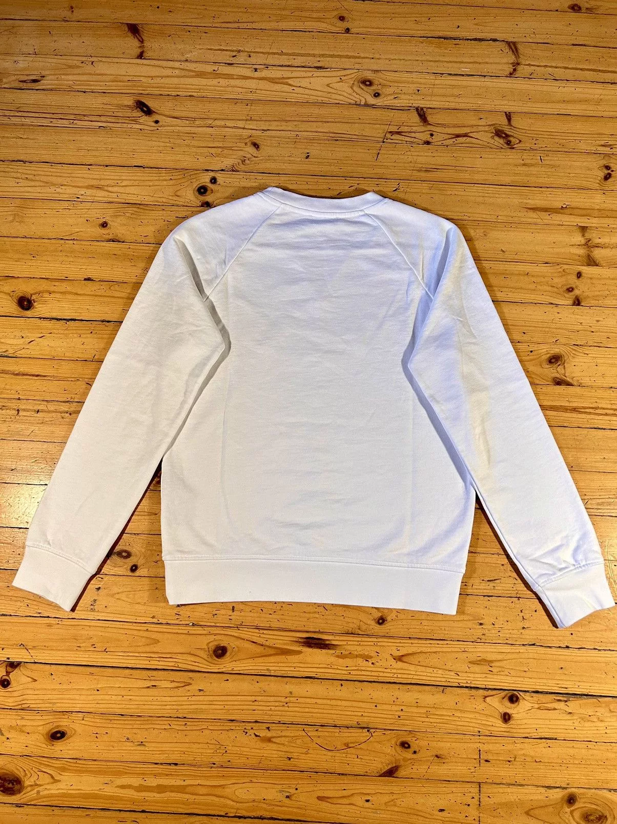 Balmain Long Sleeve T Shirts Balmain White Sweatshirt