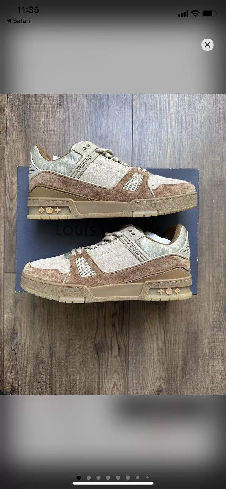 Louis Vuitton Low Top Sneakers Rare Louis Vuitton Trainer Brown