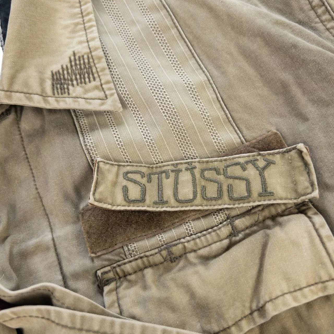 Stussy Light Jackets Vintage Stussy Cargo Jacket Size L Brown