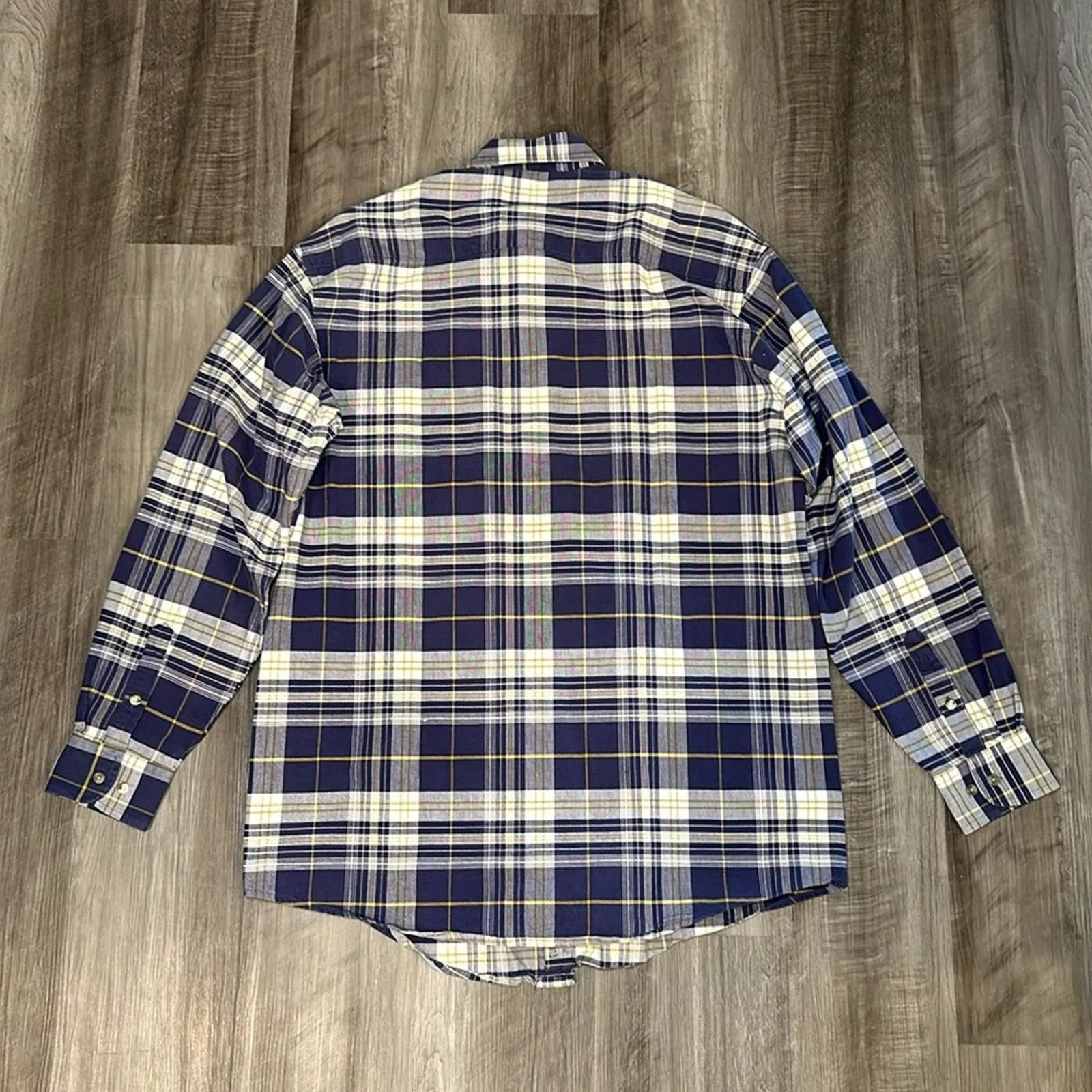 Wrangler Shirts Button Ups Wrangler 20X Western Long Sleeve Button Down - Large Blue