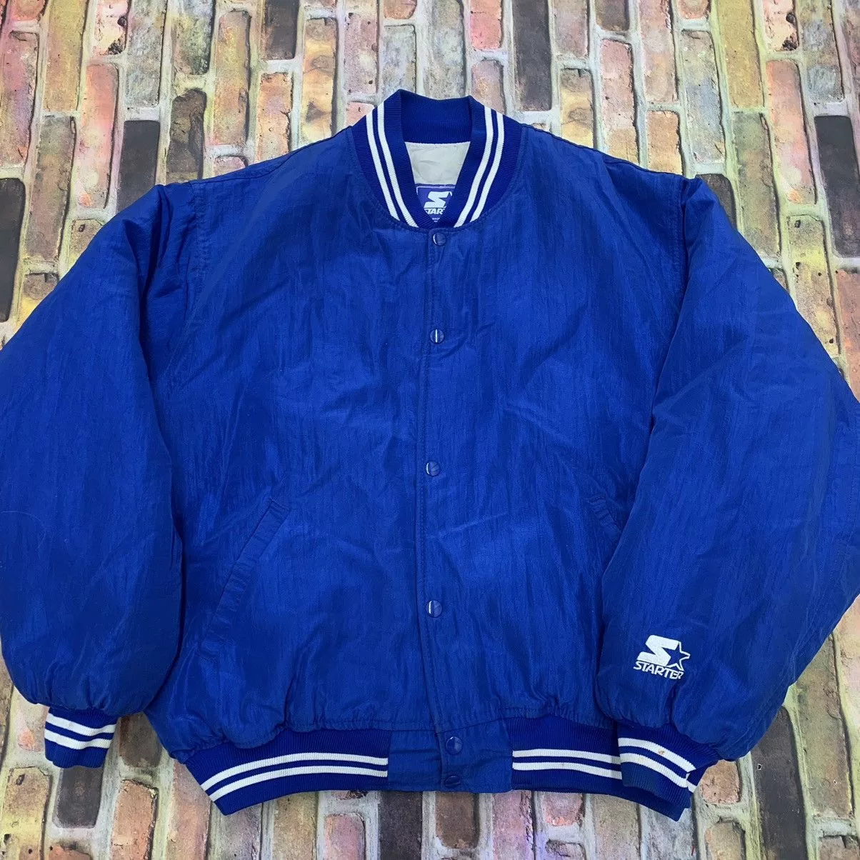 Starter Bombers Starter × Vintage Vintage Starter jacket Blue