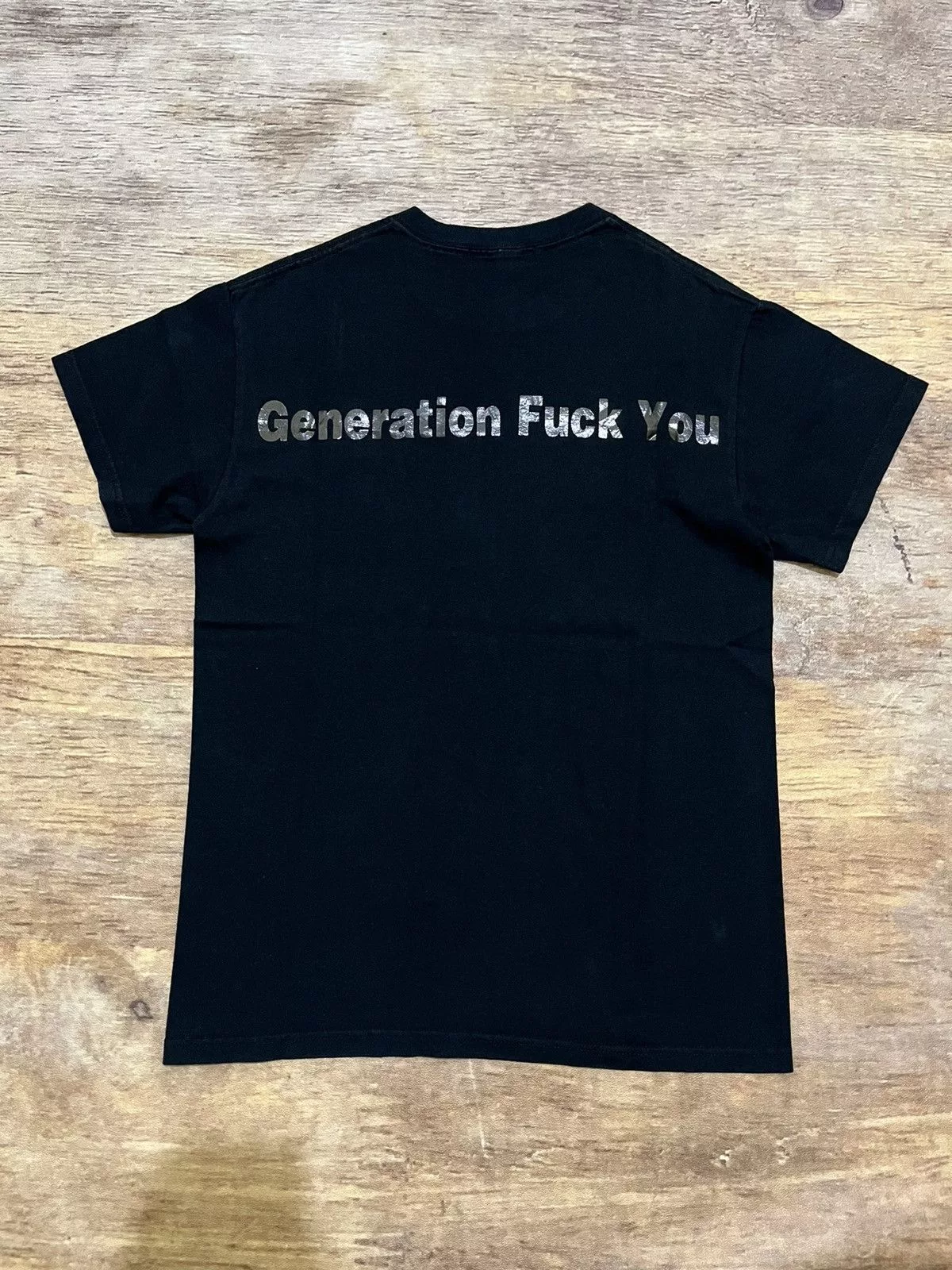 Jun Takahashi Short Sleeve T Shirts Jun Takahashi × Undercover Undercover Generation Fuck You Tee 2000s Black