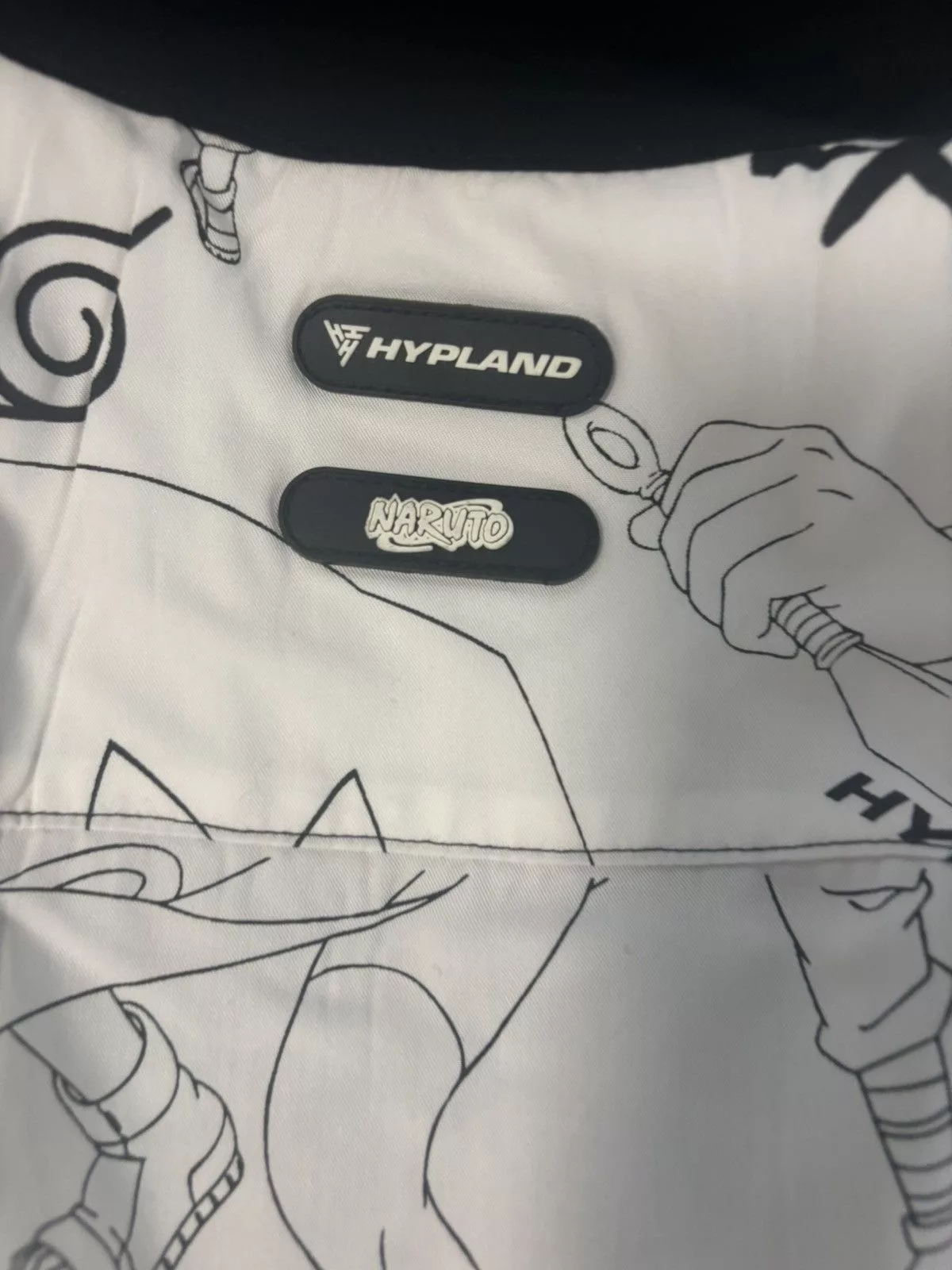Hypland Shirts Button Ups Hypland Naruto shirt White