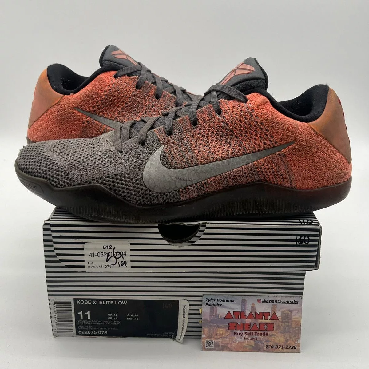 Nike Low Top Sneakers Nike Kobe 11 low Easter Gray
