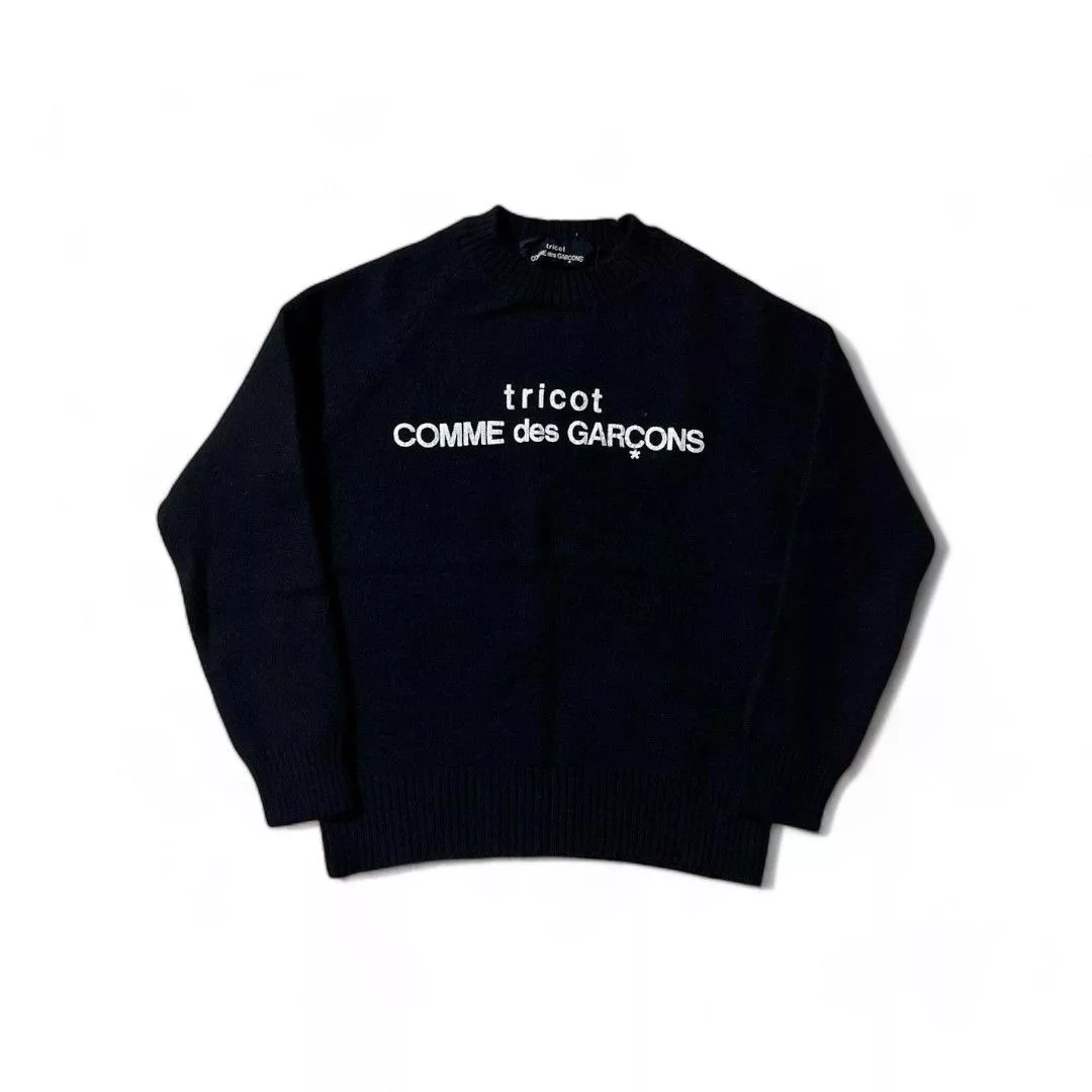 Comme des Garcons Sweaters Knitwear Comme Des Garcons - S AW99 Tricot Knit Sweater Black Vintage