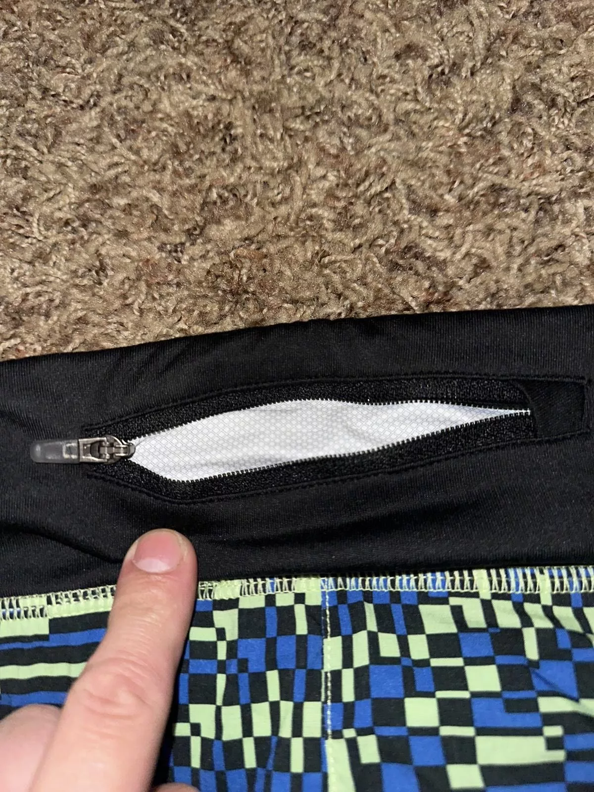 Nike Shorts Nike Rival Printed 4'' Running Shorts Sample Green
