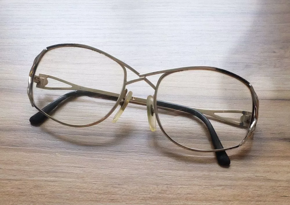 Vintage Christian Dior Glasses Gold