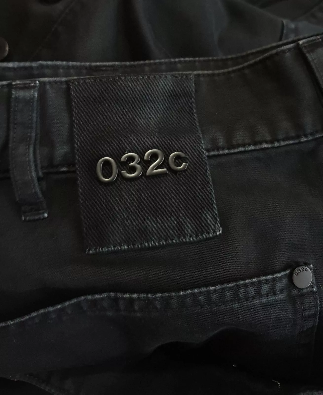 032c Casual Pants 032c Double Shift cotton utility trousers Gray