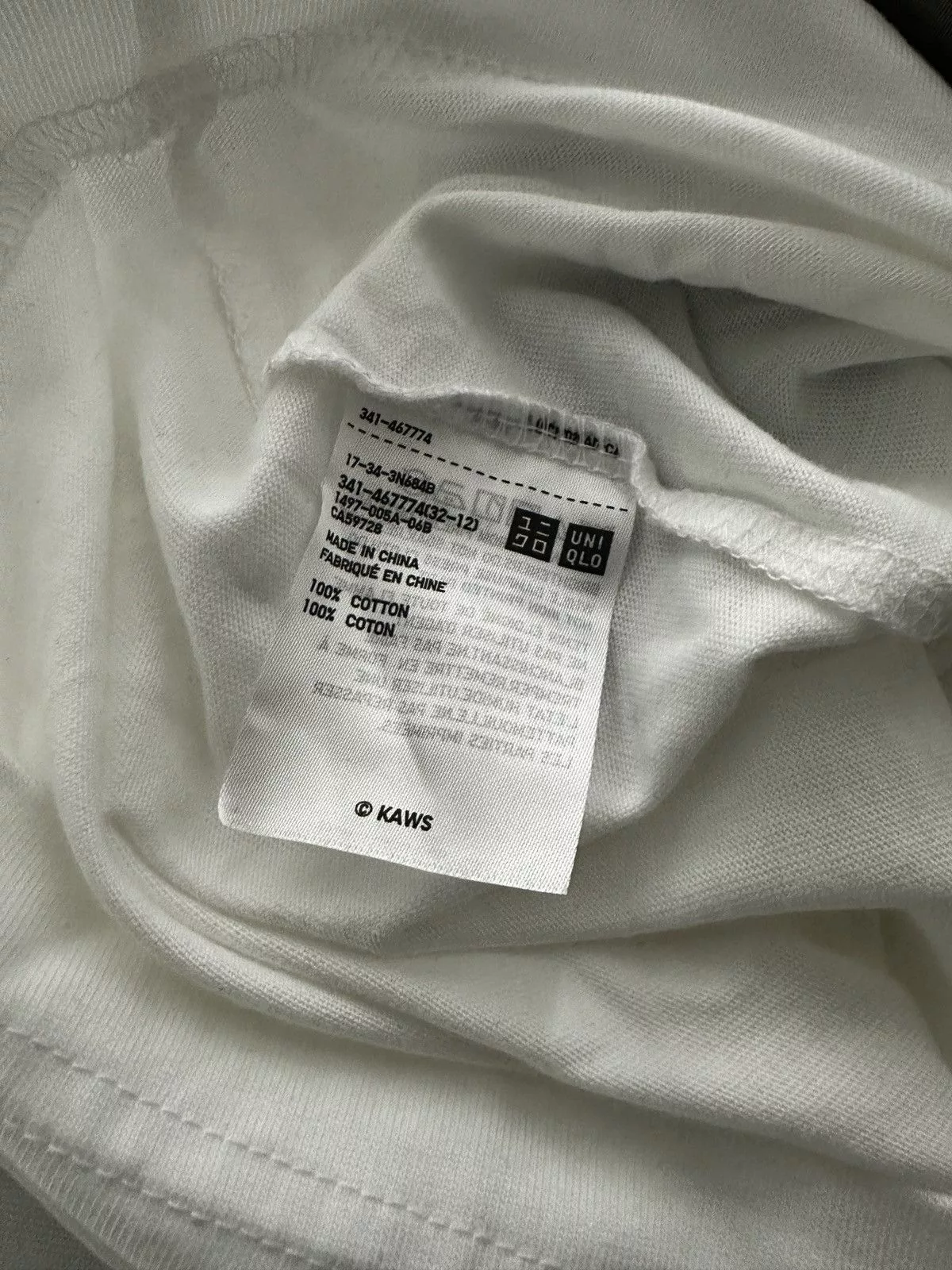 Kaws Short Sleeve T Shirts Kaws White