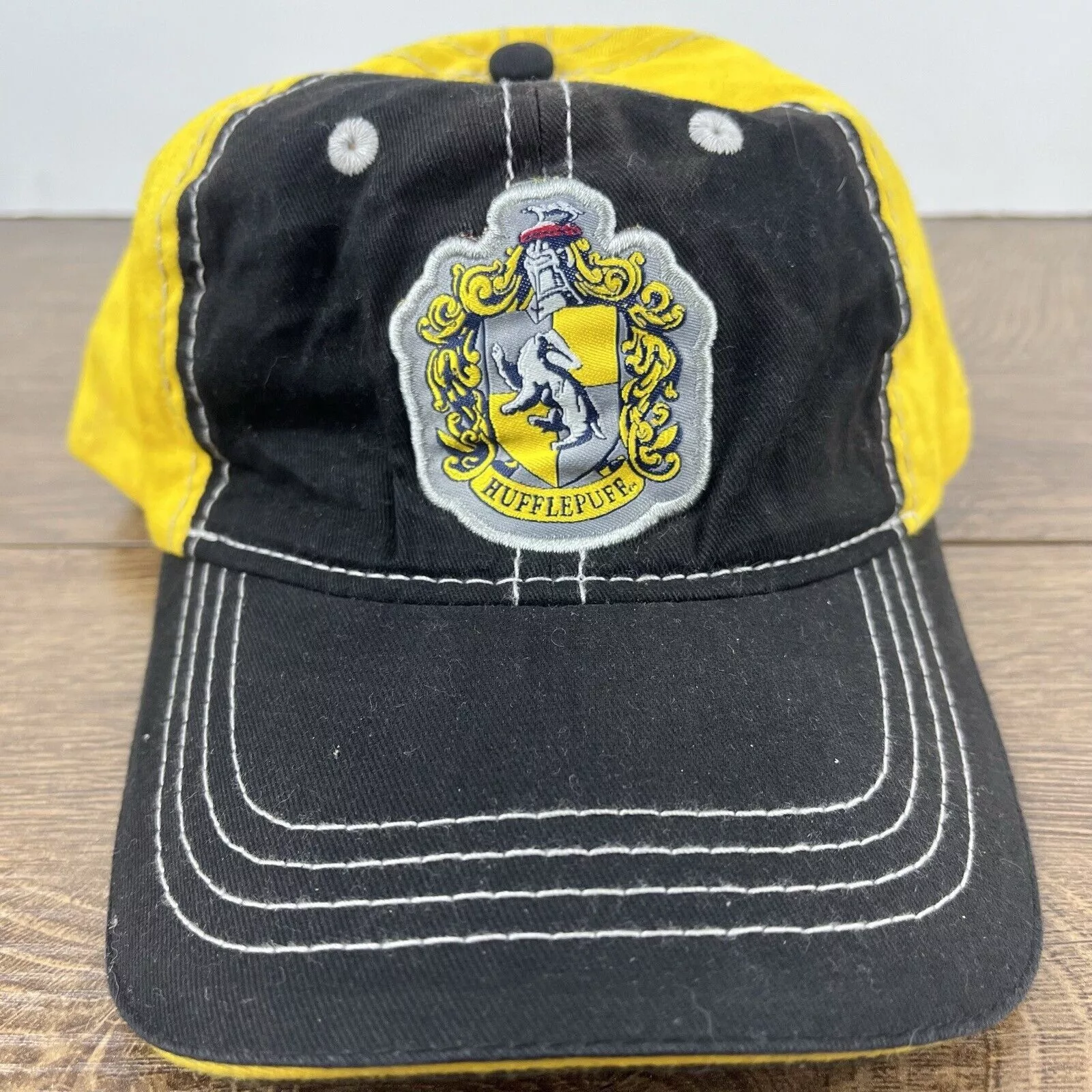 Other Hats Other Hufflepuff Hat Harry Potter Snapback Hat Black Hat Adjustabl
