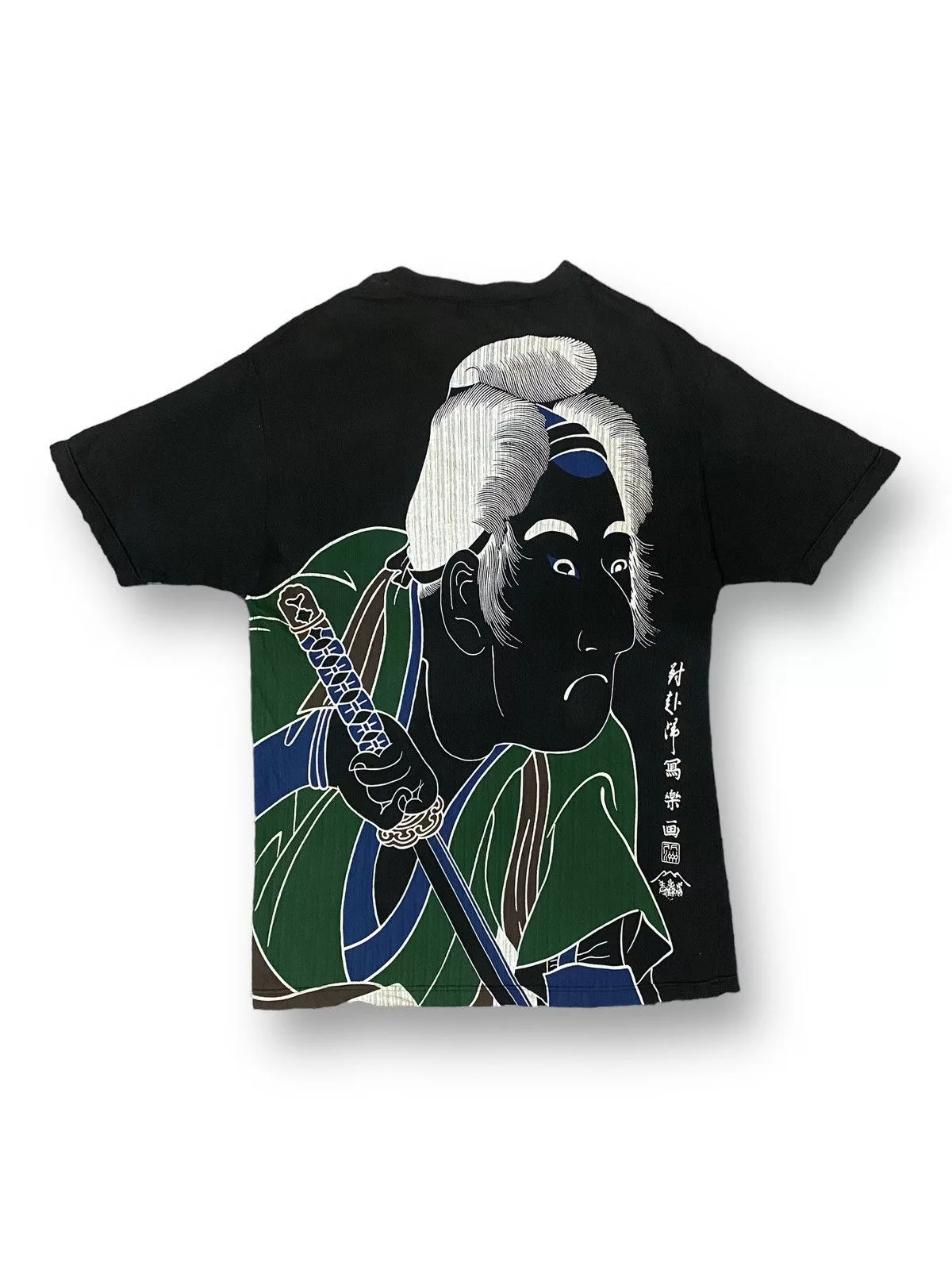 20471120 Short Sleeve T Shirts 20471120 × Beauty Beast × Japanese Brand Japan Brand V Tee Thrash Fighter Samurai Japan Appreciate Black