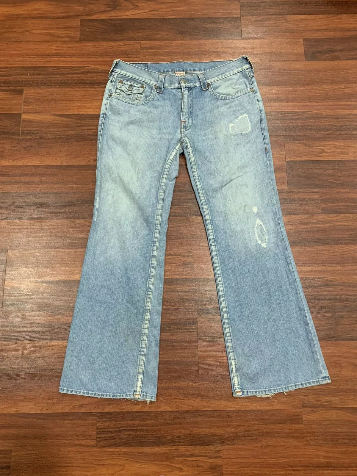 True Religion Denim True Religion × Vintage Vintage True Religion Flared Jeans Blue
