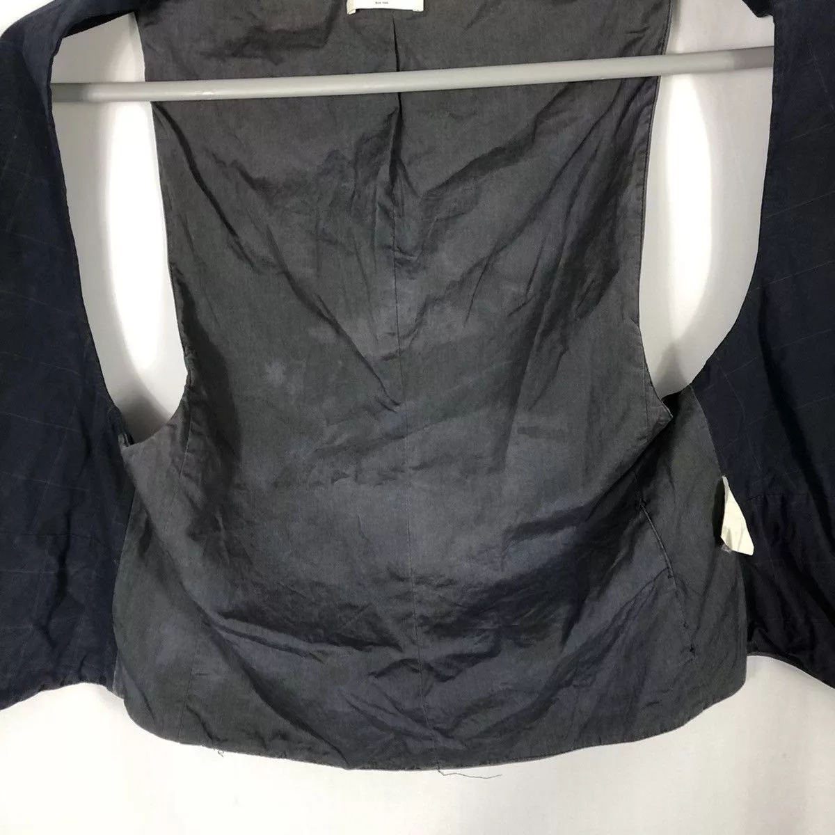Helmut Lang Vests ❤️Authentic❤️Helmut Lang Dark Splash Abstract Buttons Vests Blue