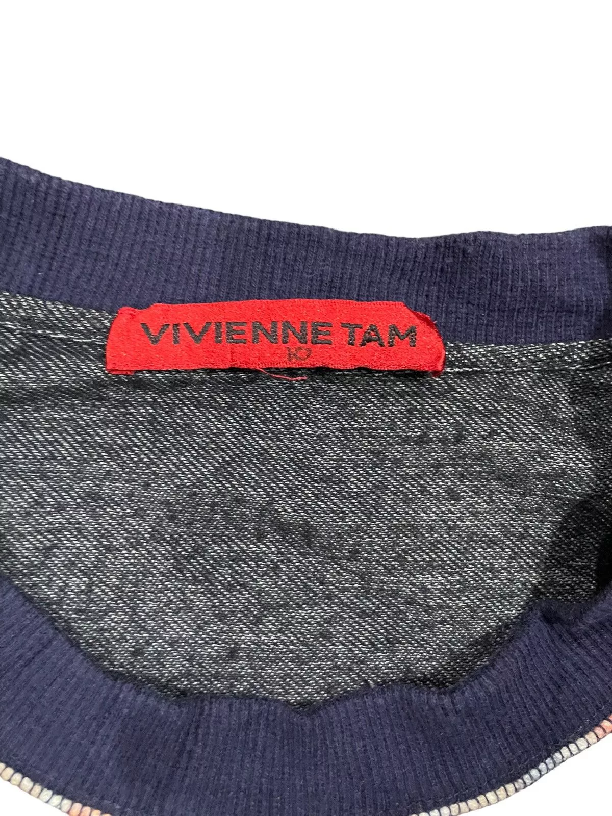 Designer Long Sleeve T Shirts Designer × If Six Was Nine Vivienne Tam SS1997 Vintage Shirts Multi