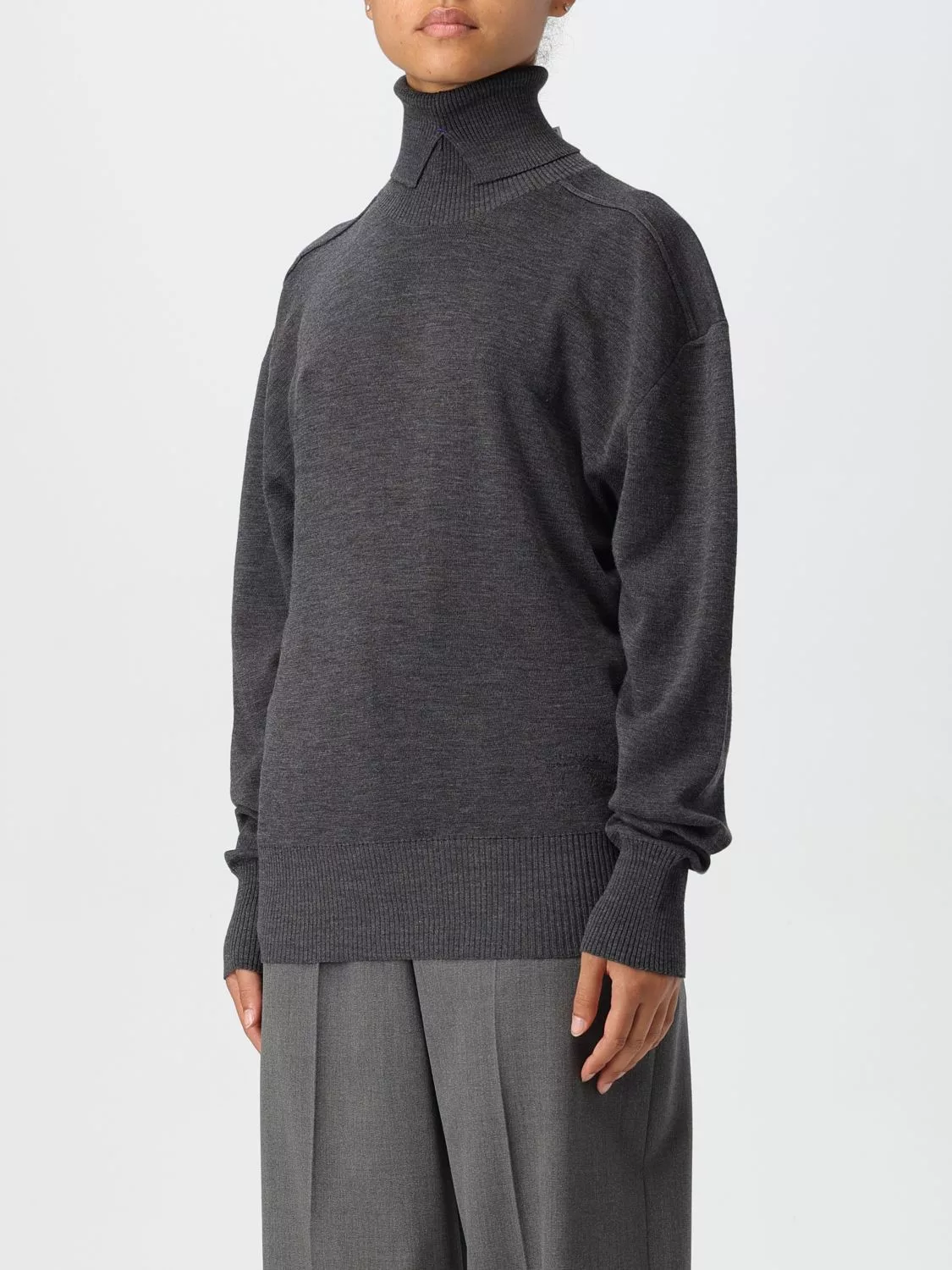 Burberry Sweaters Burberry Sweater Woman Grey Multi