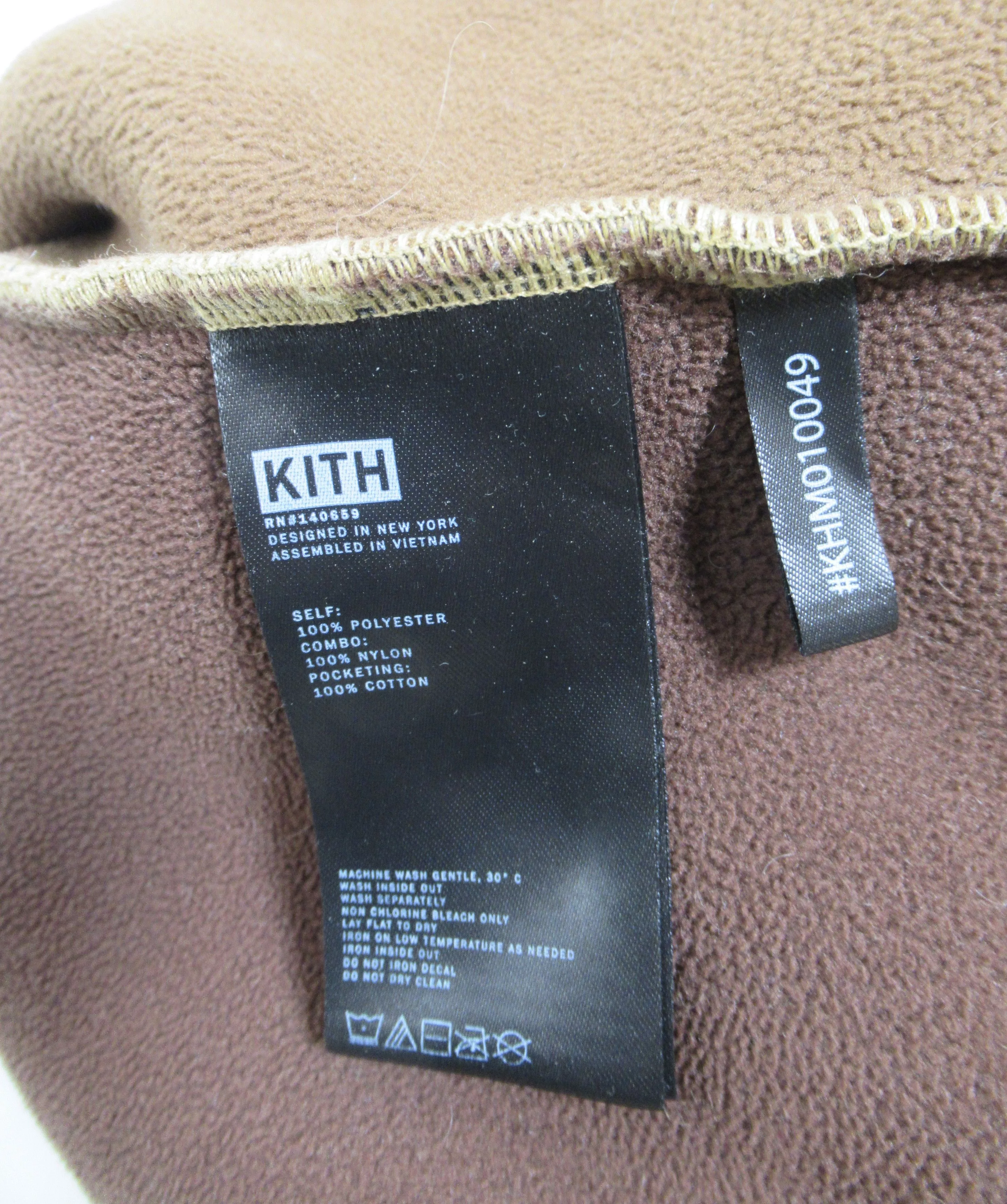 Kith Bombers Kith Men's Pinehurst Bonded Sherpa Full Zip KHM010049 Multi