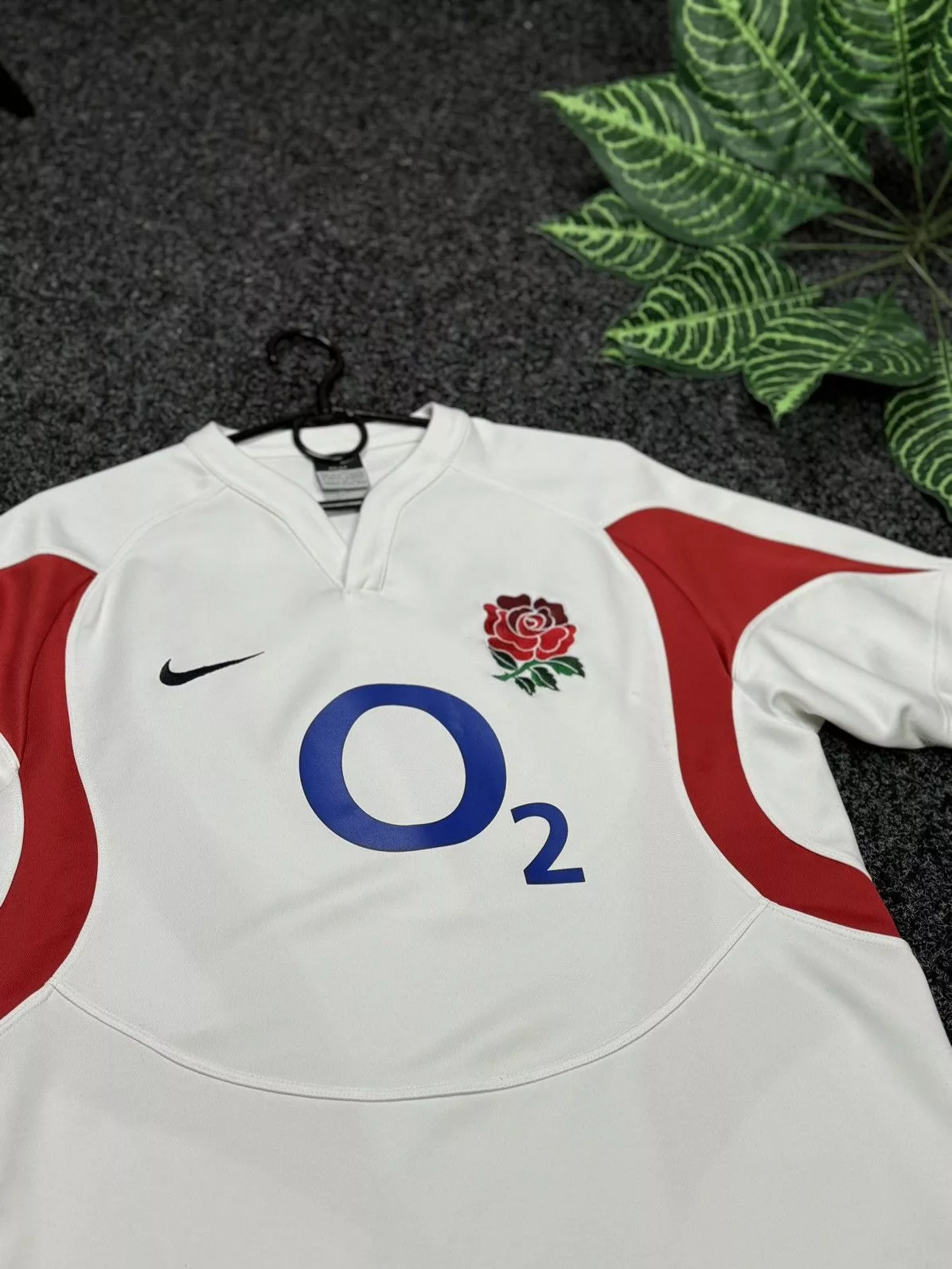 Nike Jerseys Nike × Vintage Nike rugby 🏉 England 🏴󠁧󠁢󠁥󠁮󠁧󠁿 size M White