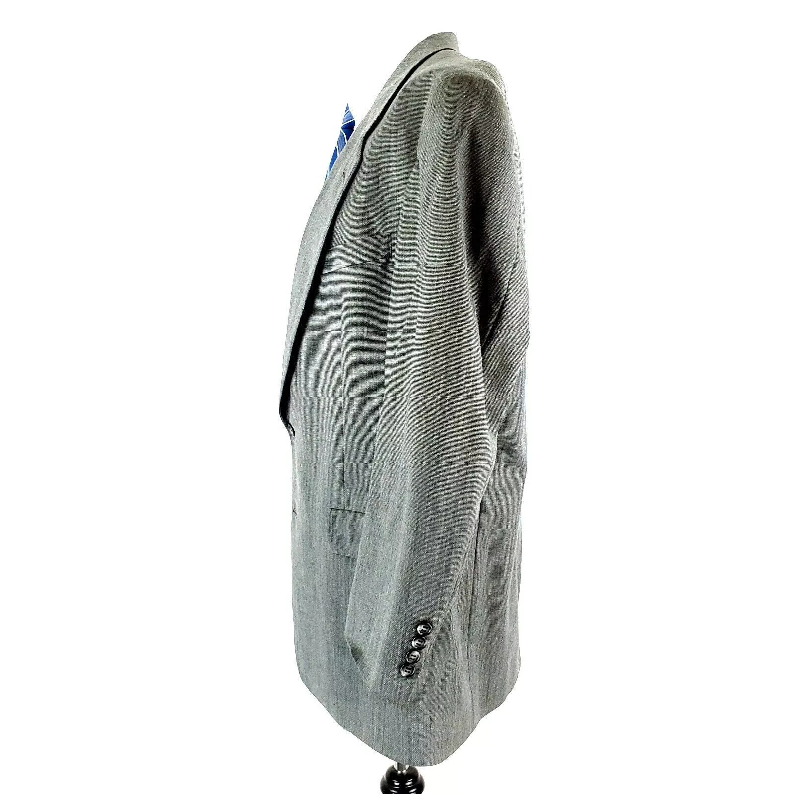 Hart Schaffner Marx Blazers Hart Schaffner Marx Wool 2 Button Blazer 42L Gray Check Spor