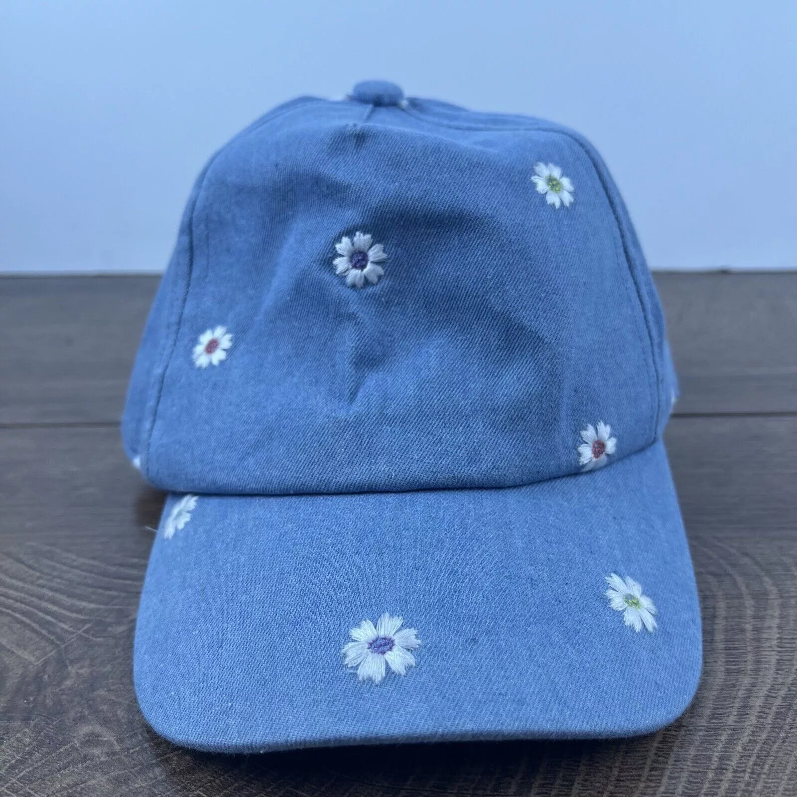 Other Hats Other Daisy Hat Daisys Flower Hat Blue Hat Adjustable Blue Adult S