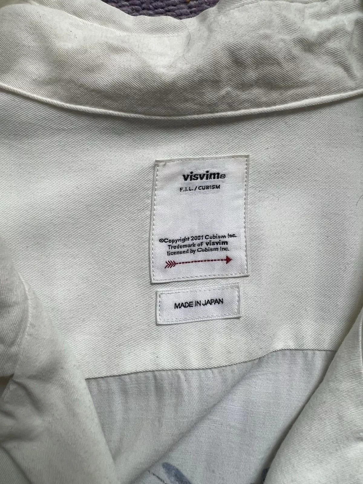 Visvim Shirts Button Ups Visvim Hand painted button up White