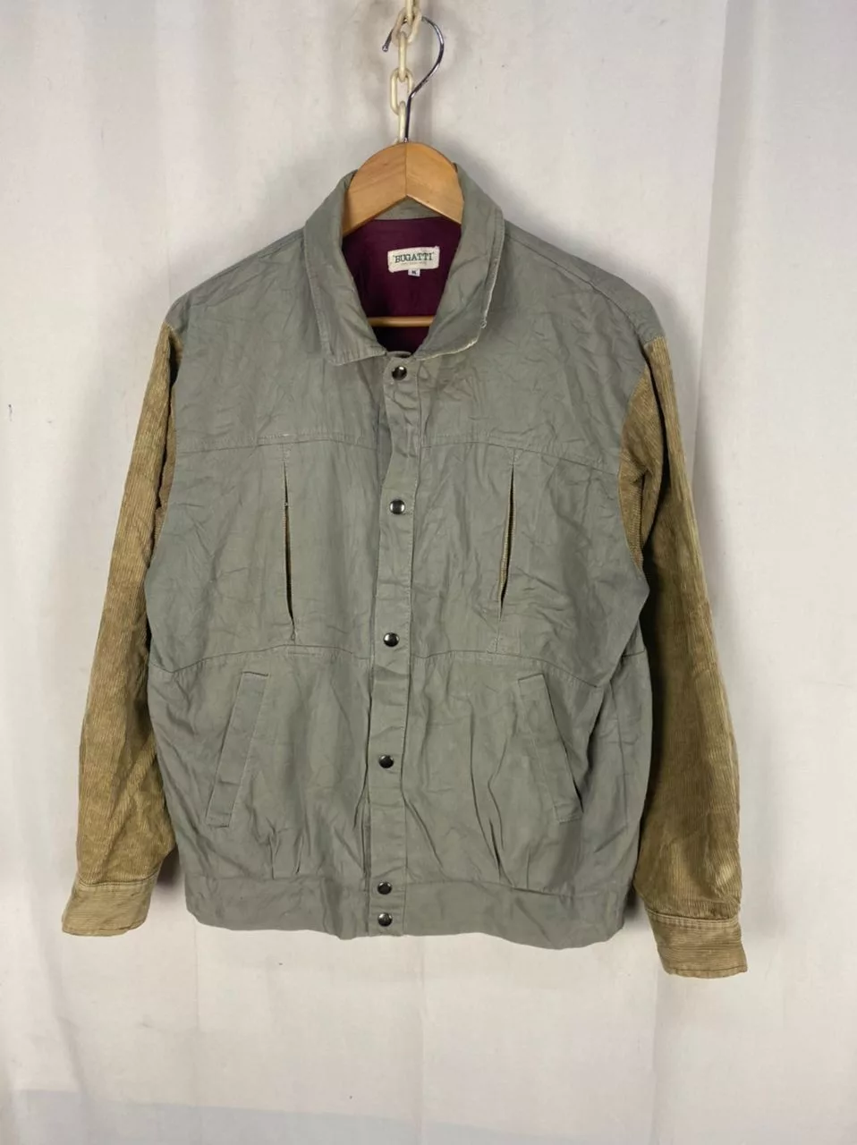 Bugatti × Vintage Vintage Bugatti bombers snap button jacket Multi