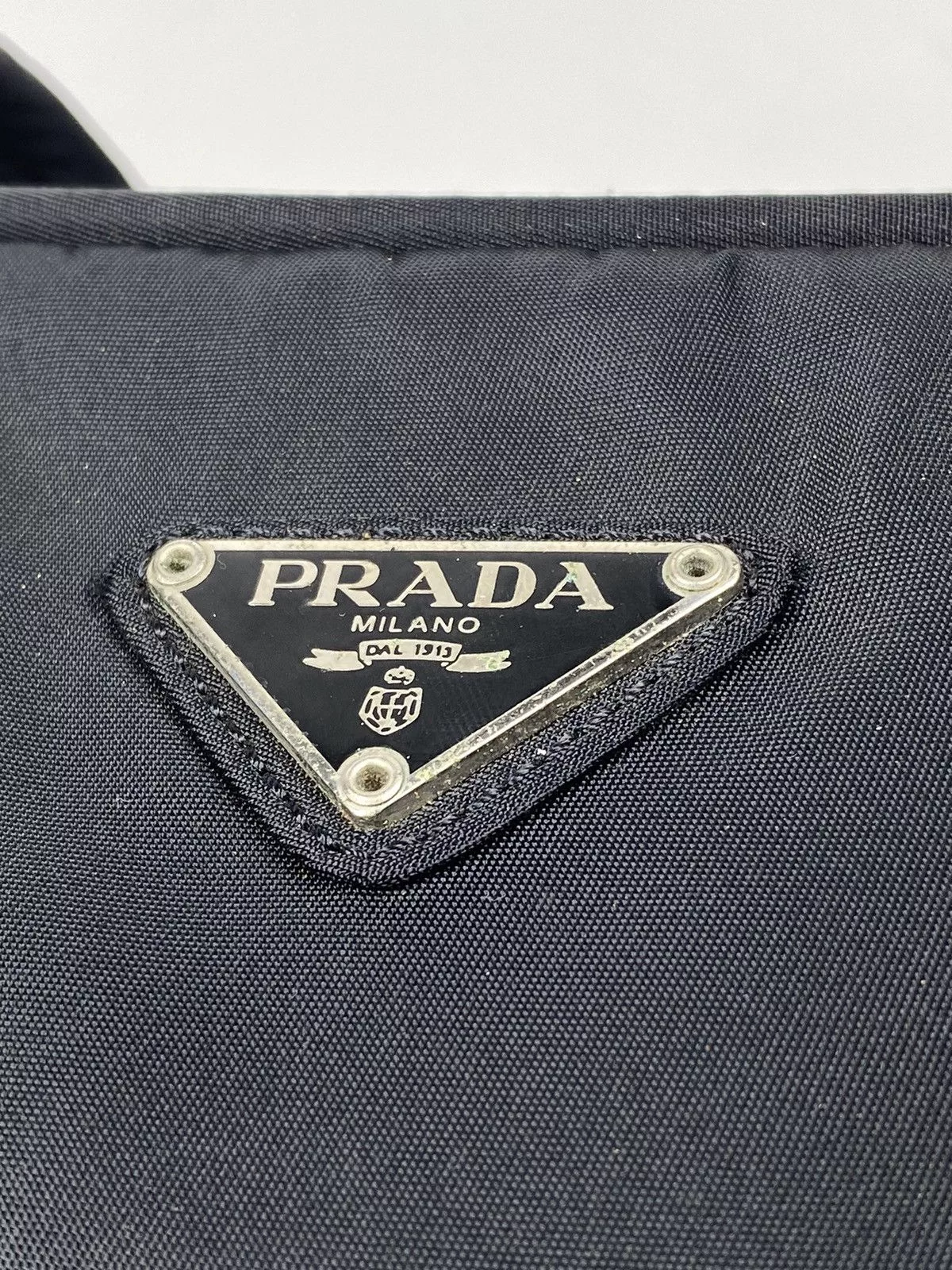 Prada Shoulder Bags Prada Tessuto Nylon Shoulder Bag Black