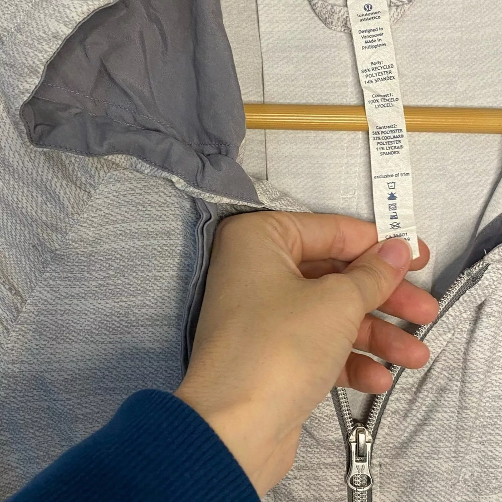Lululemon Jackets Rare lululemon vitality jacket Gray