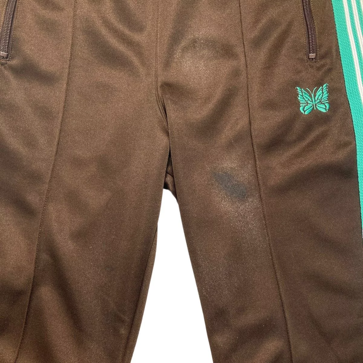 Needles Sweatpants Joggers Needles Sweat Pants Poly Smooth Track Brown