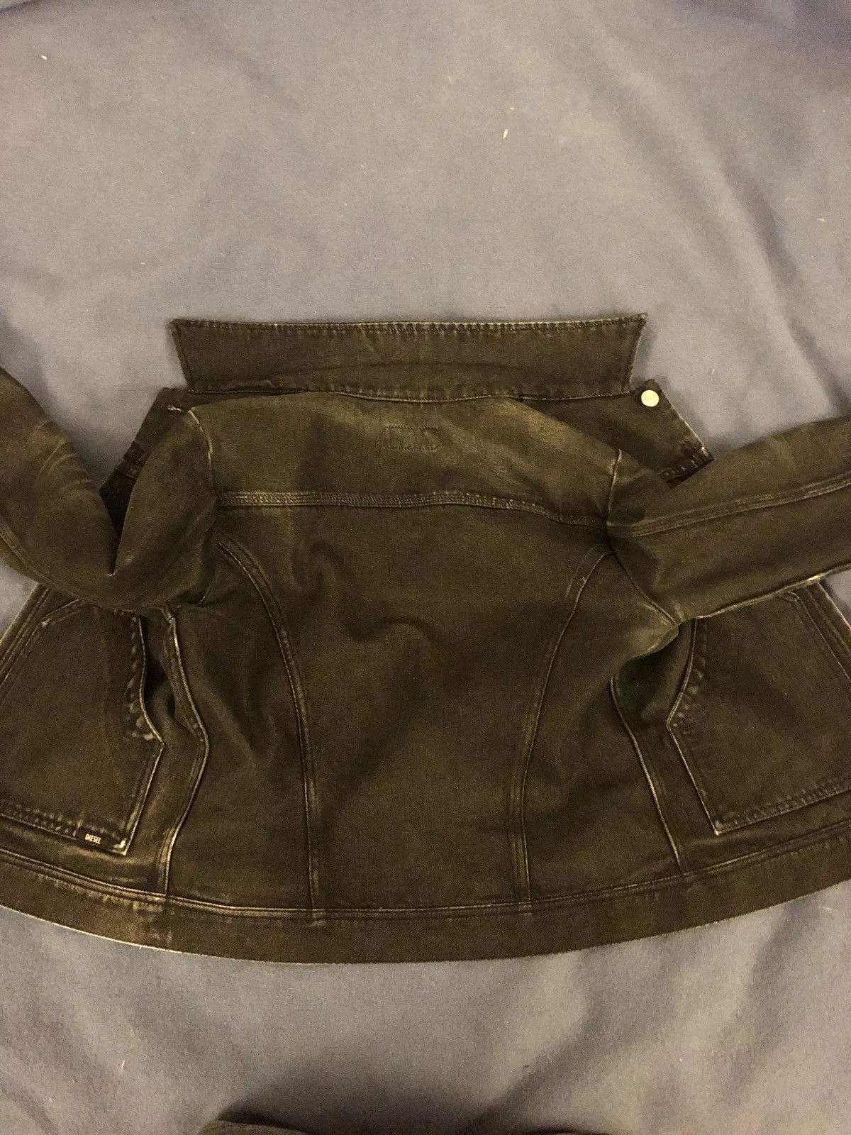 Diesel Denim Jackets Diesel black denim jacket