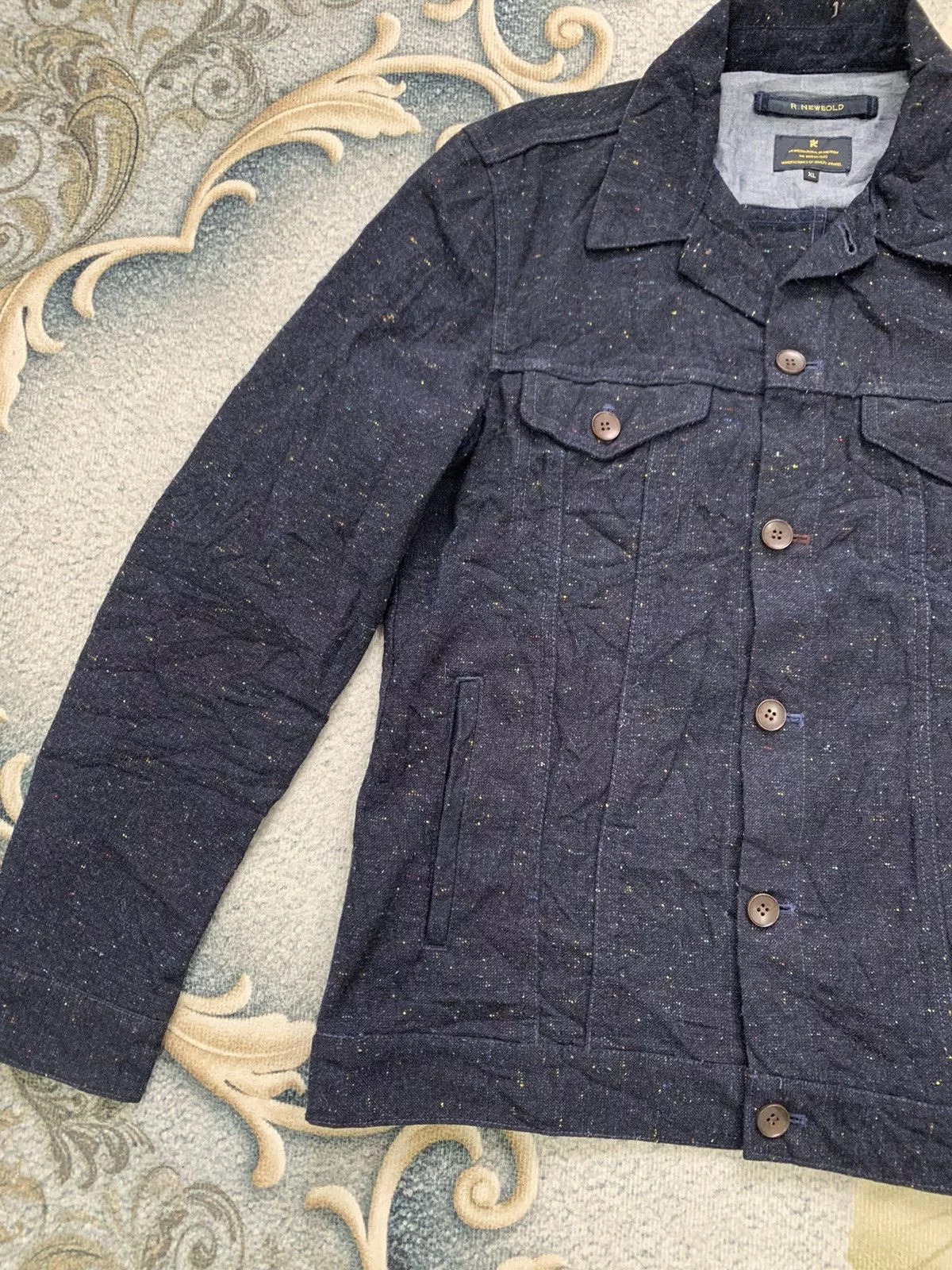 R.Newbold Light Jackets Nice R.Newbold Blend Wool Jacket Blue