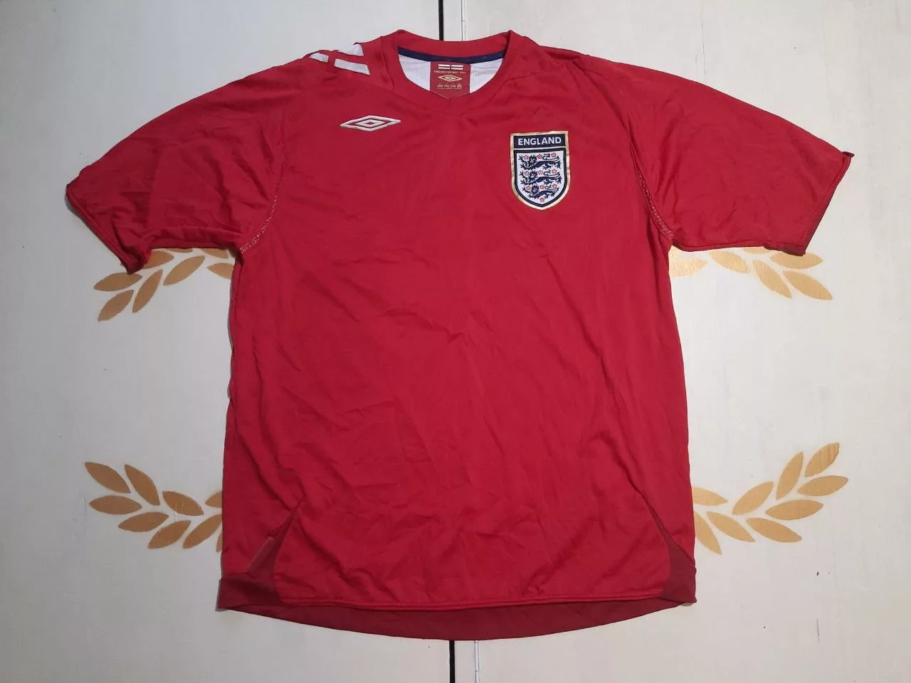 Umbro Jerseys Umbro England Jersey 2006-2008 Red