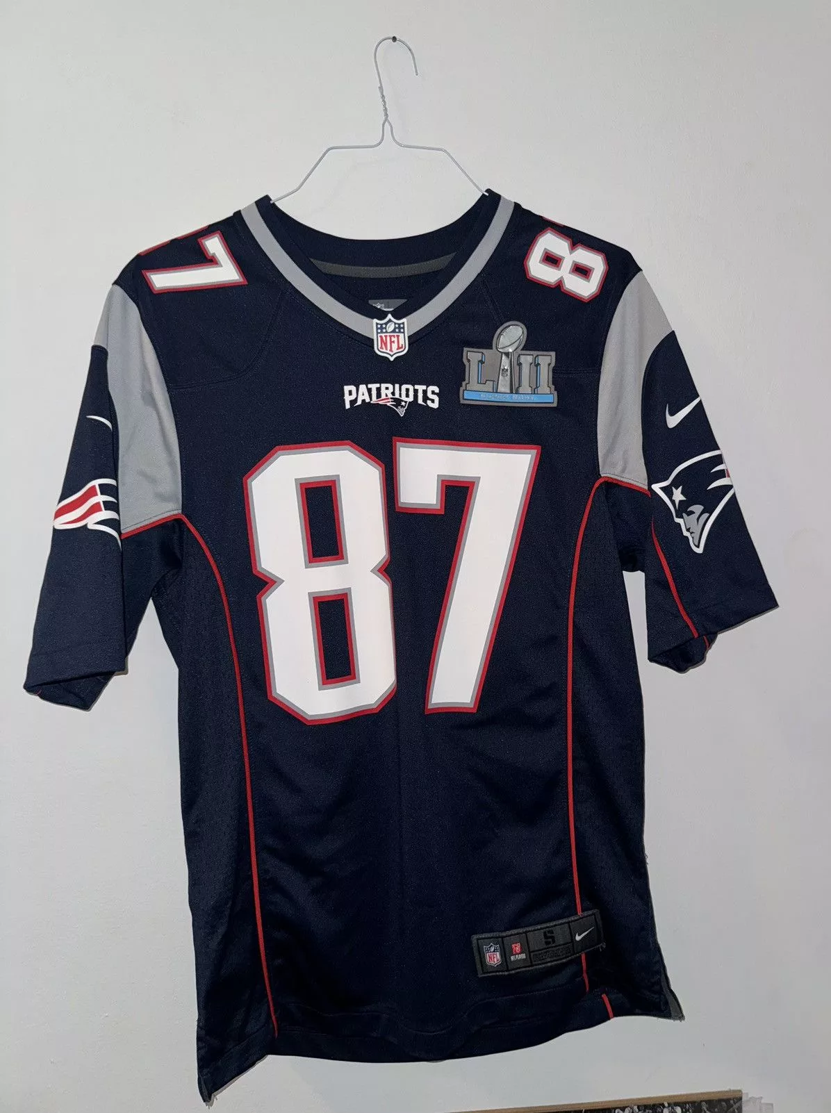 NFL Jerseys NFL × Nike Rob Gronkowski SB52 Jersey Blue