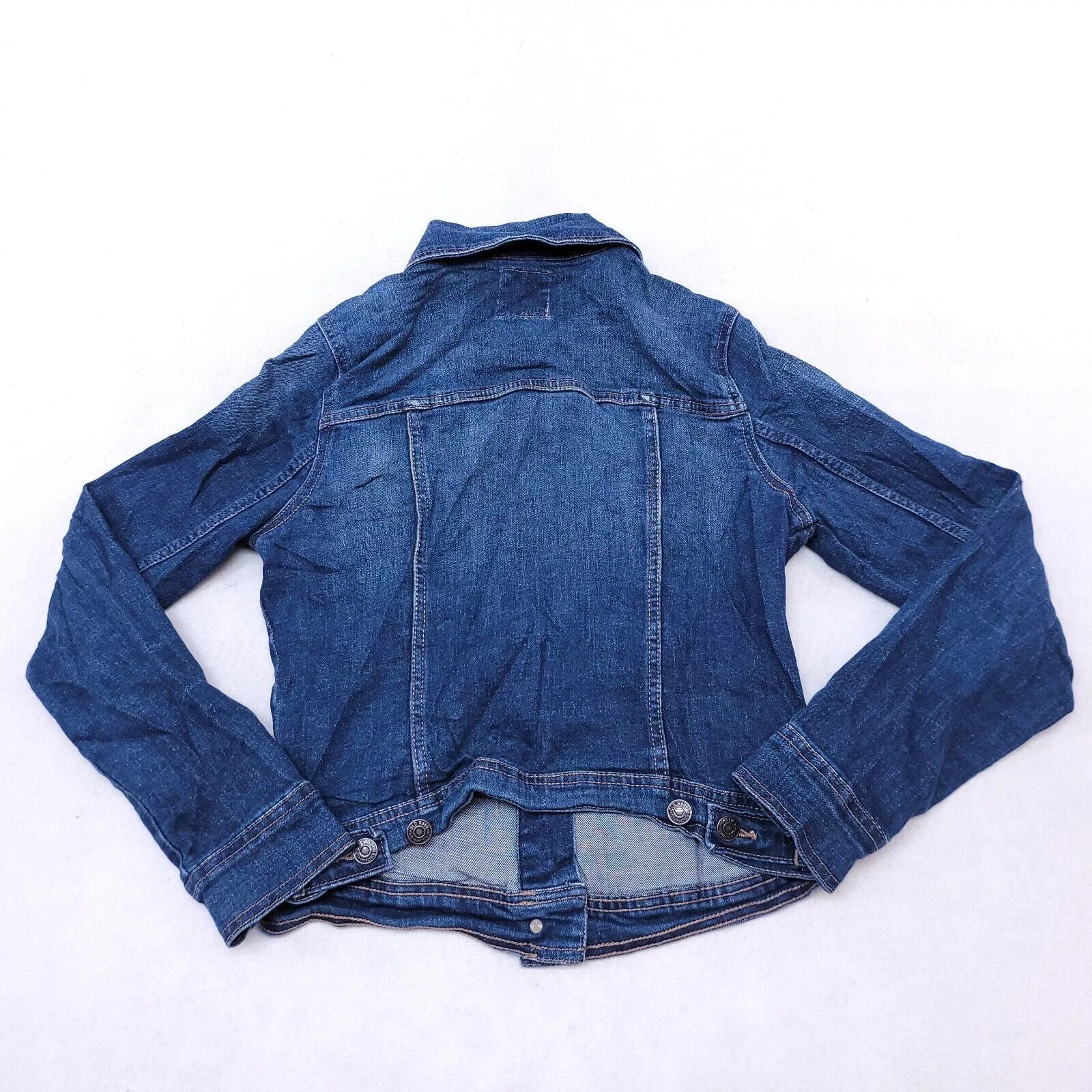 Old Navy Blazers Old Navy Button Up Jean Jacket Womens Size Small S Blue