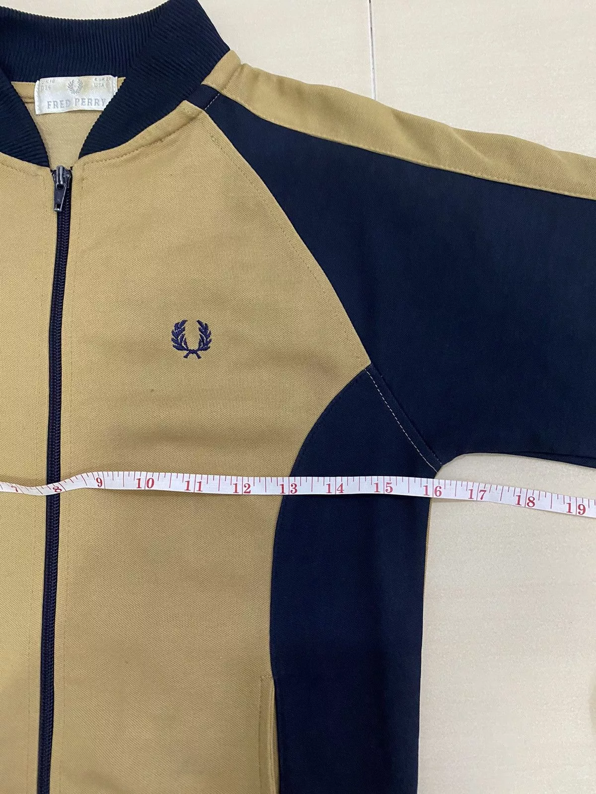 Fred Perry Light Jackets Fred Perry × Vintage Fred Perry Tracktop Blue