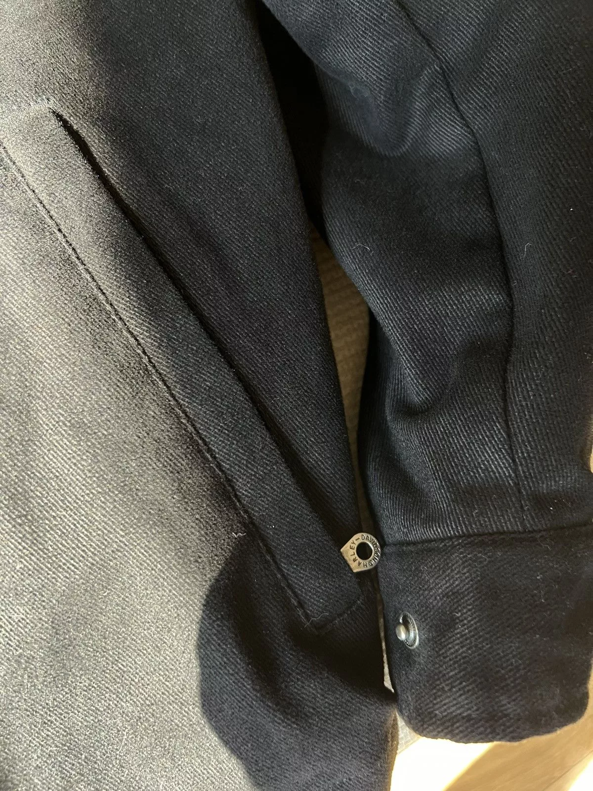Harley Davidson Denim Jackets Harley Davidson × Vintage Harley Davidson Detroit Style Black
