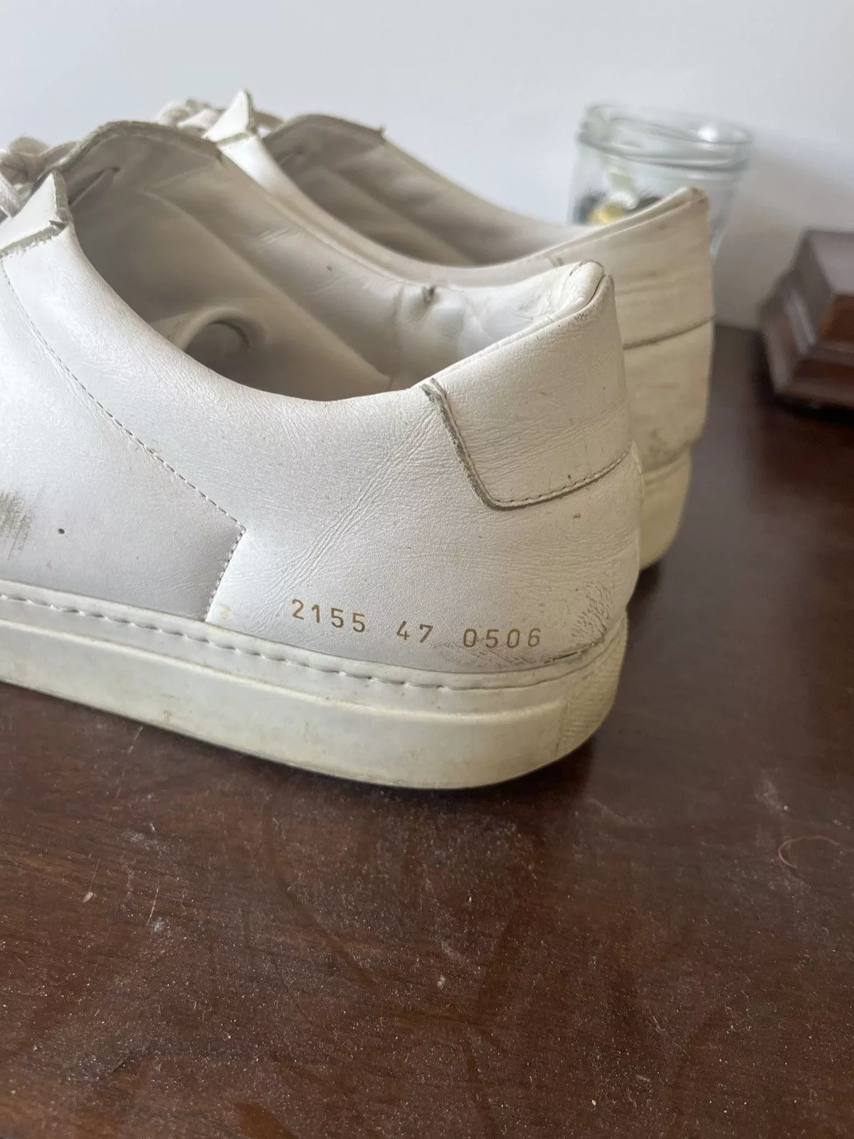Common Projects Casual Leather Shoes Common Projects B-Ball Low White