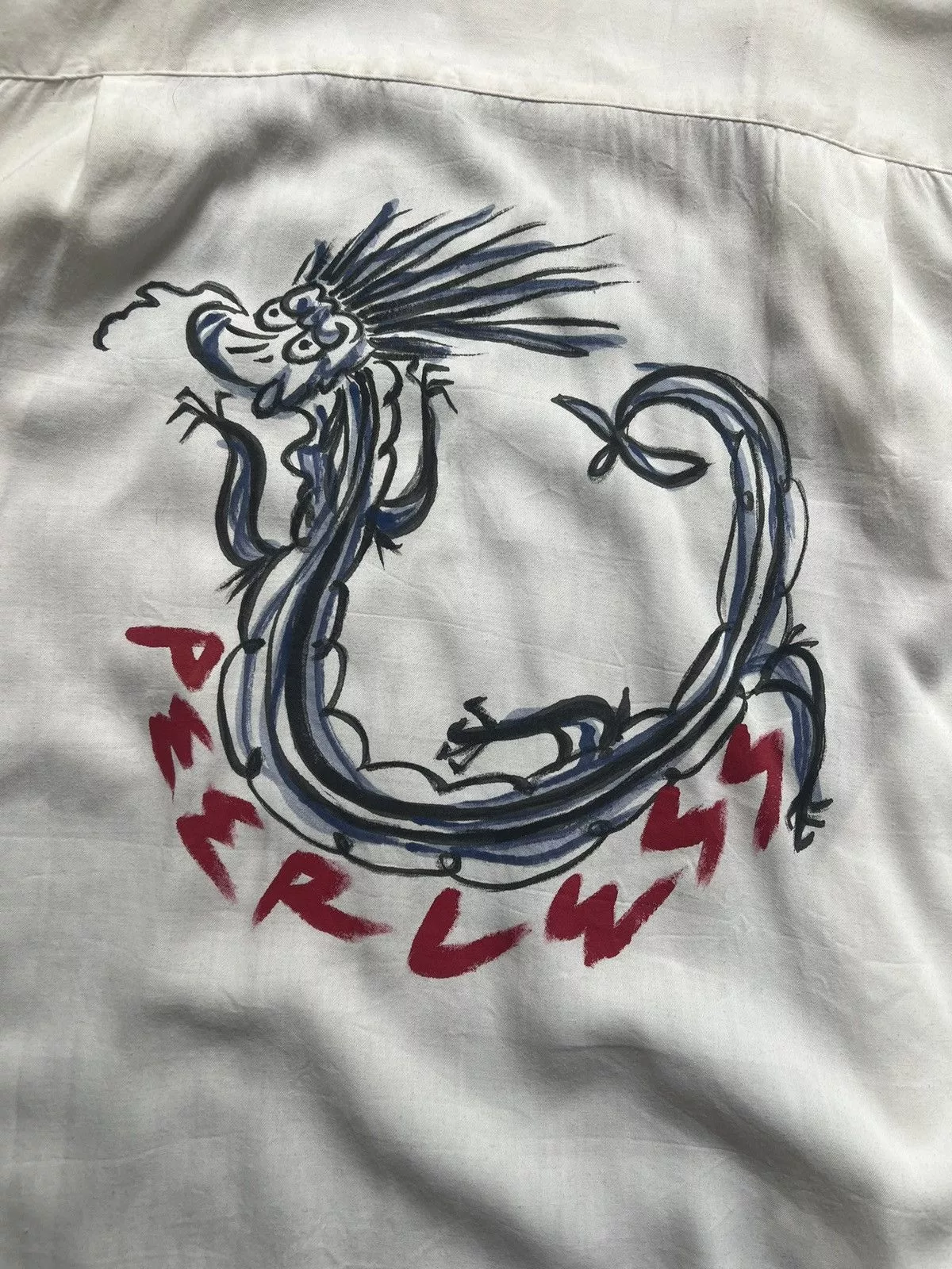 Visvim Shirts Button Ups Visvim Hand painted button up White