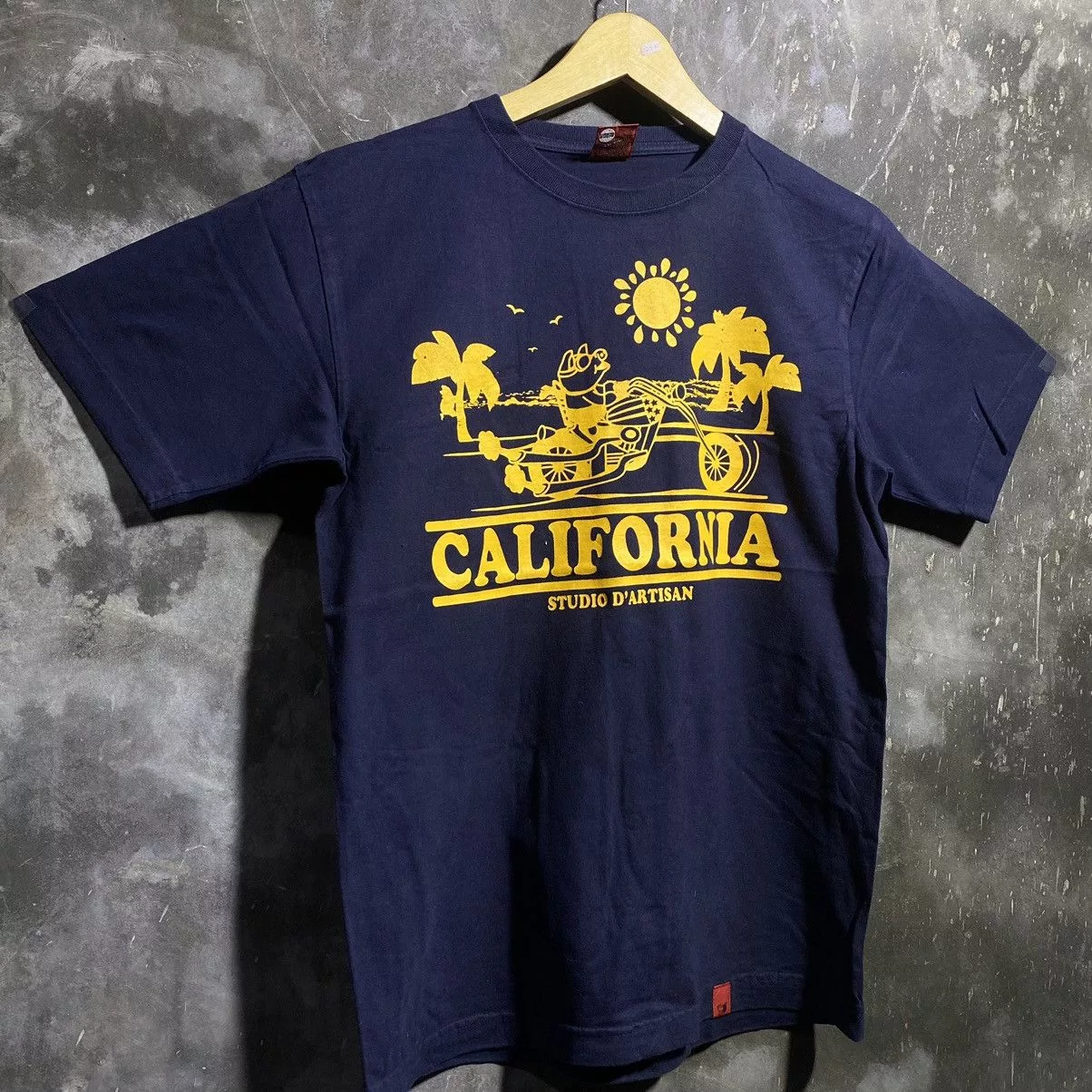 Studio D'Artisan Short Sleeve T Shirts Studio D'Artisan Studio D’artisan California Tshirt Blue
