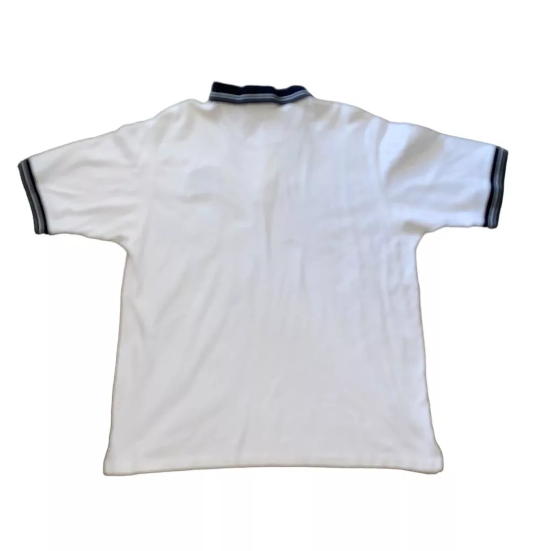 Chase Authentics Polos Chase Authentics × NASCAR 🏁 Chase Authentic Nextel Next Series Polo 🏁 White Vintage