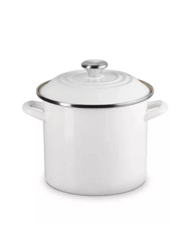 8 qt. Stockpot - White