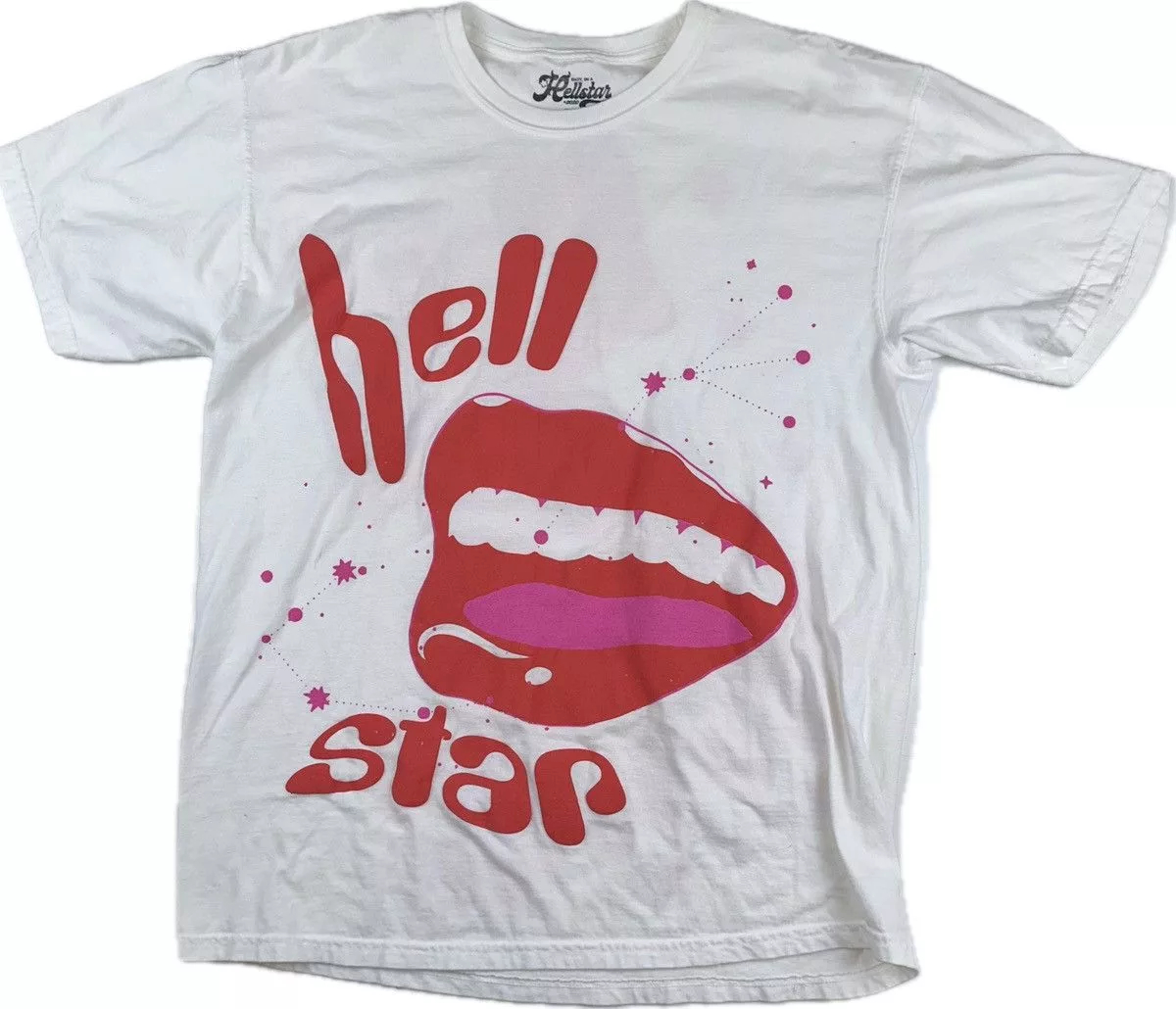 HELLSTAR Short Sleeve T Shirts Hellstar Love Festival T-shirt White