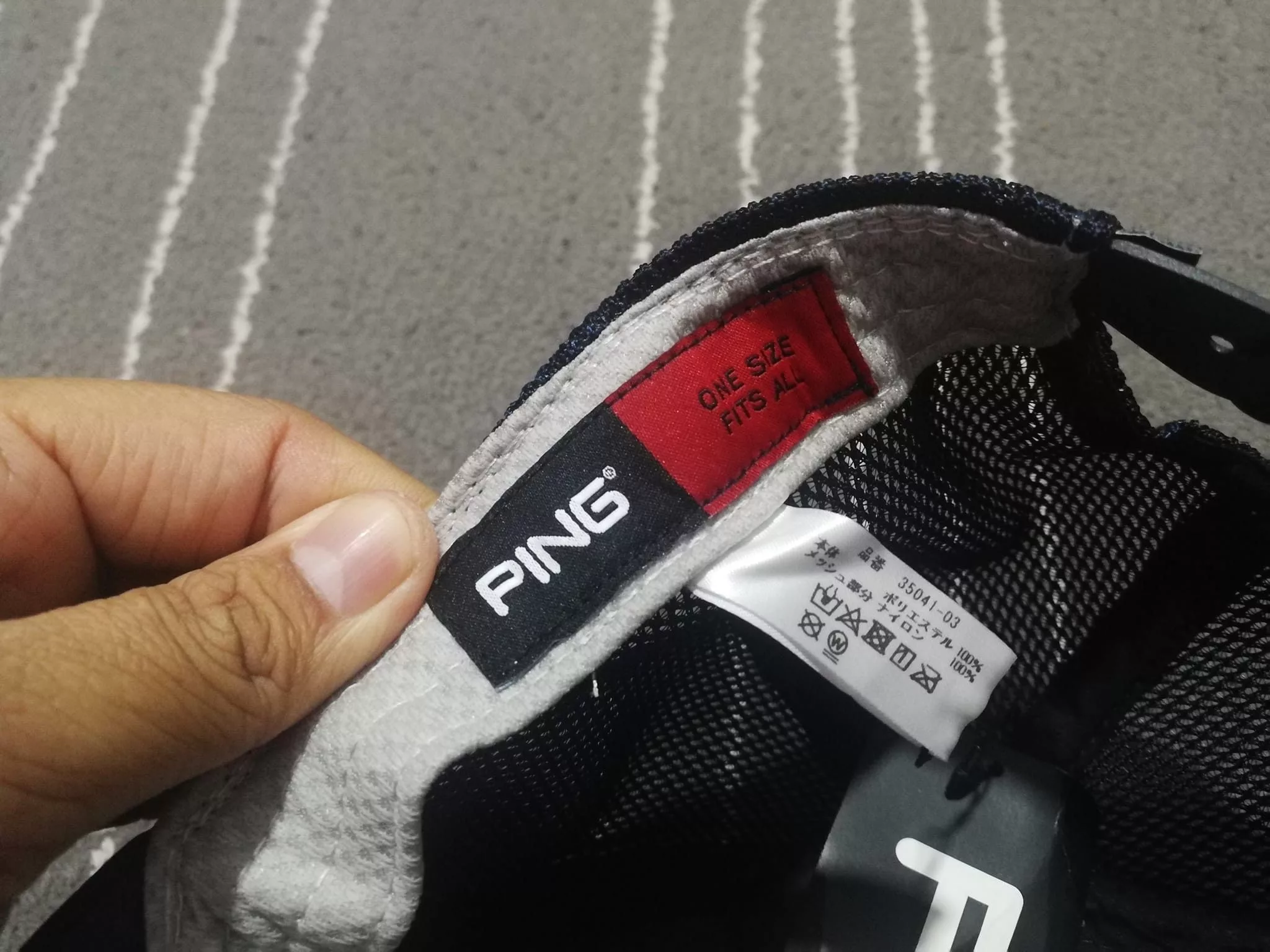 PING Hats PING golf Navy camo new Blue