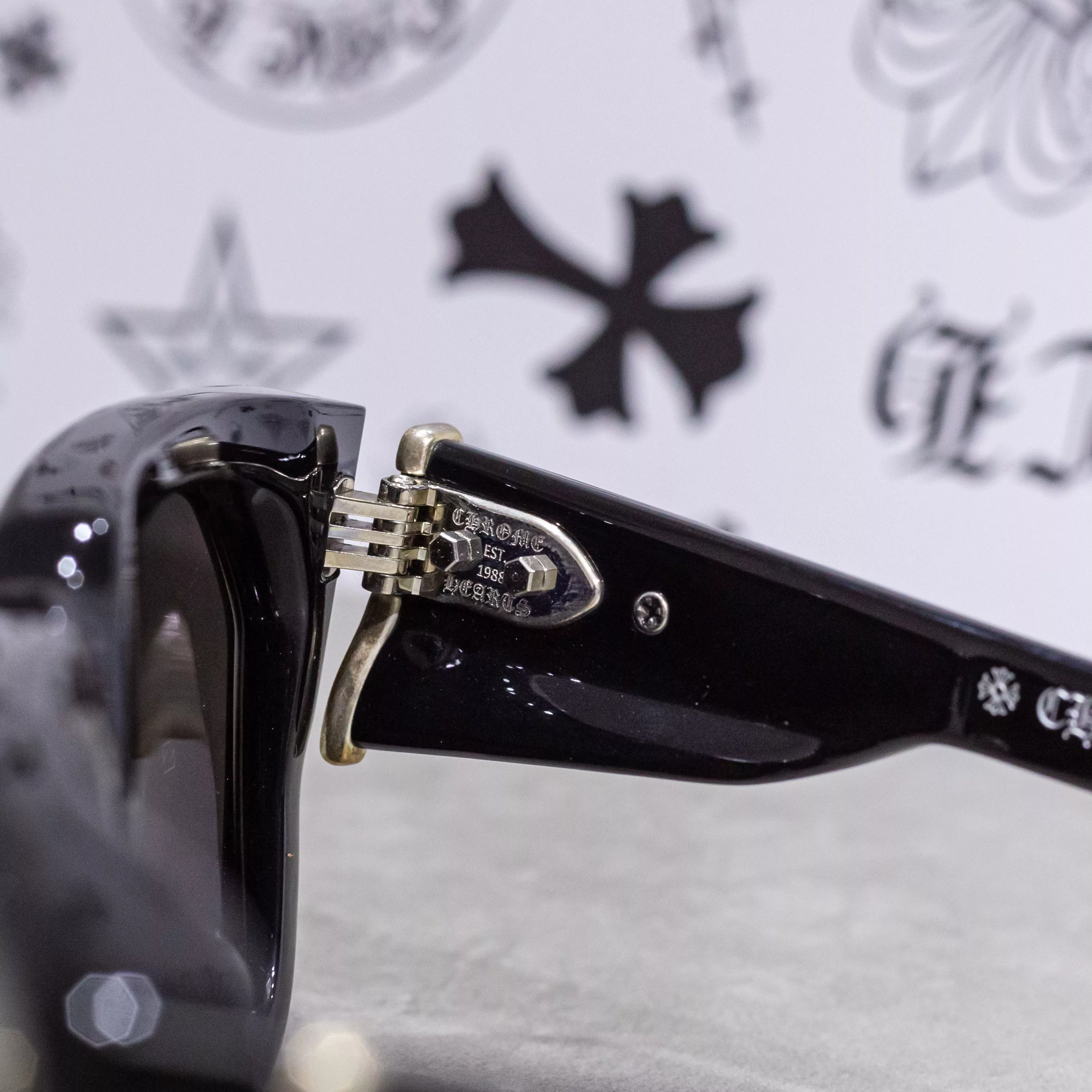 Chrome Hearts Sunglasses CHROME HEARTS SNIFFER BLACK