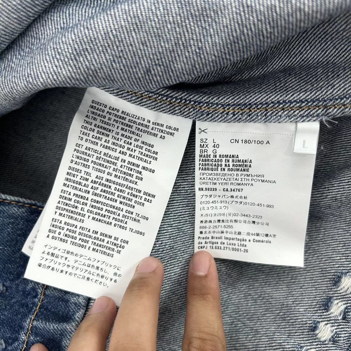 Prada Shirts Button Ups Prada denim shirt Blue