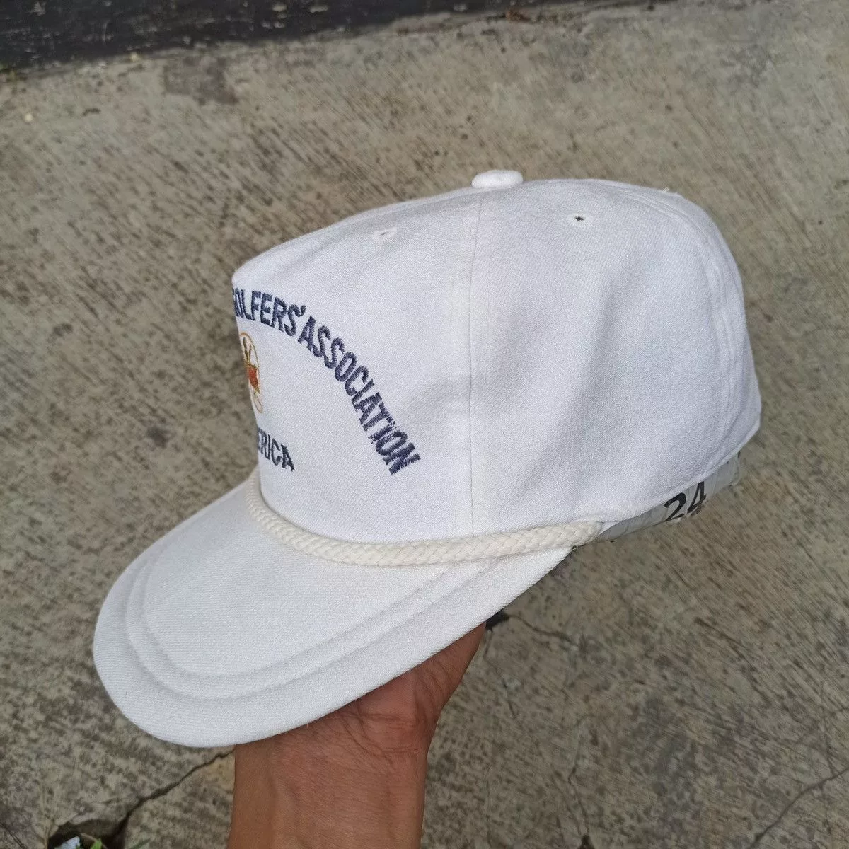 Vintage Hats VINTAGE PGA hat official tag White