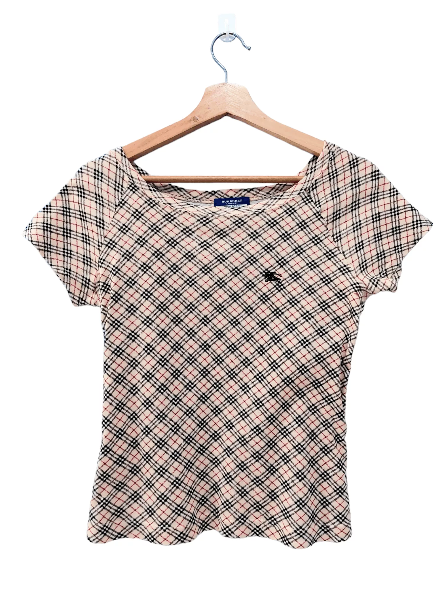 Burberry Short Sleeve T Shirts Burberry London Blue Label Nova Check Multi