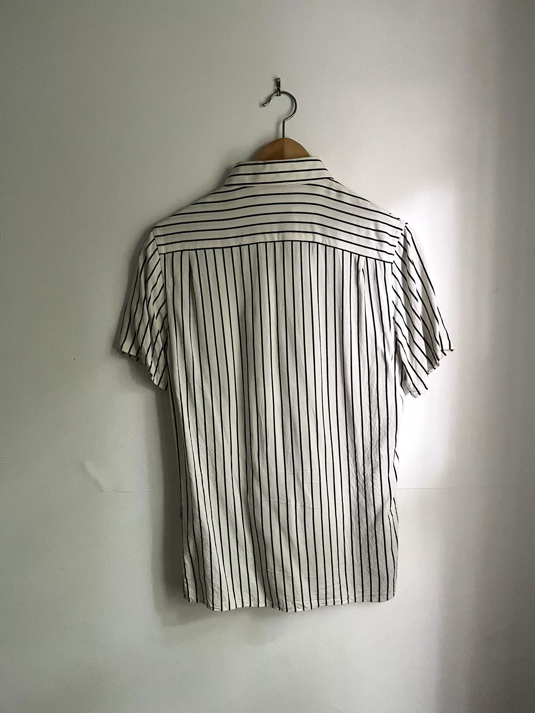 The Kooples Shirts Button Ups The Kooples White Stripe Short Sleeve Red