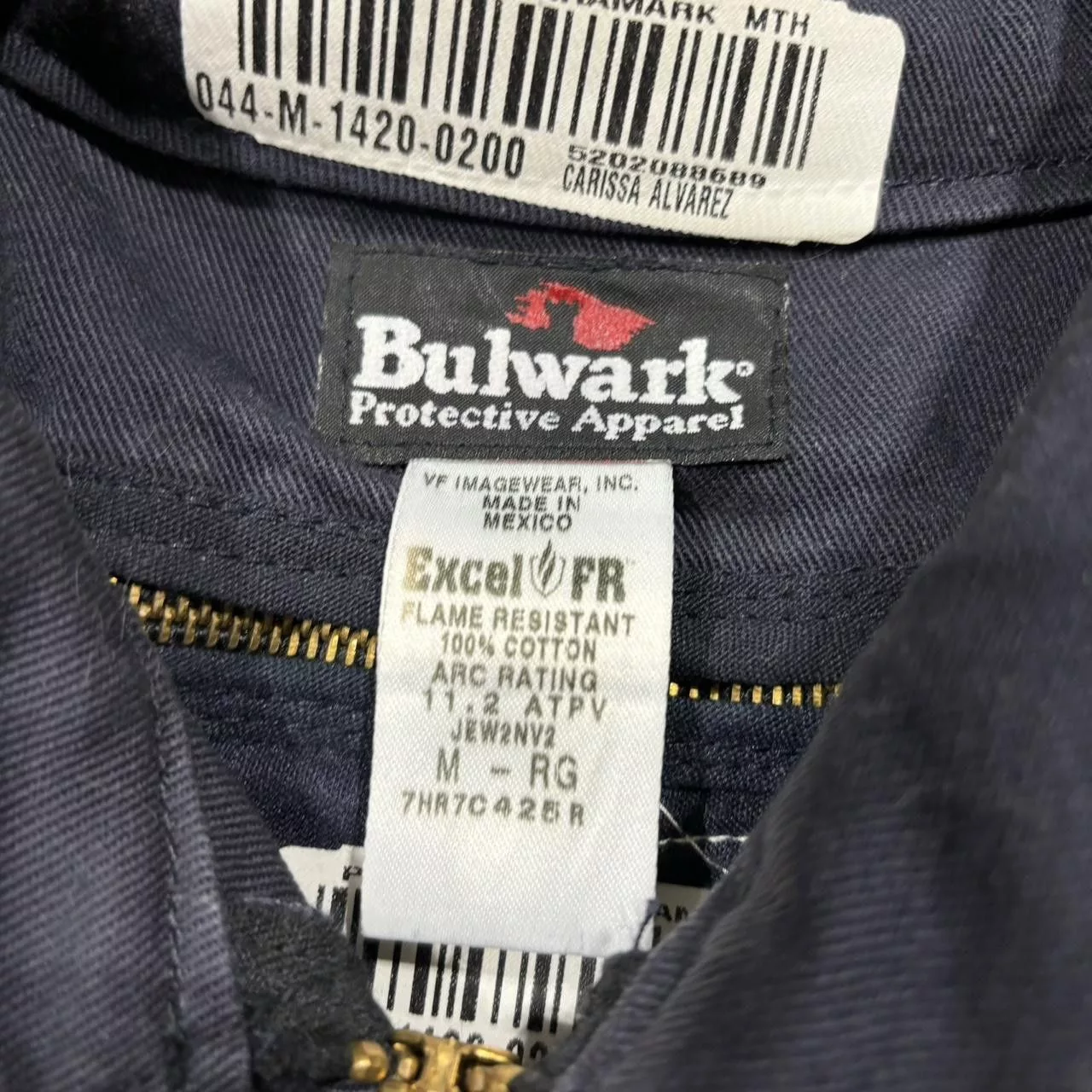 Bulwark Denim Jackets Bulwark Carhartt Like Men's Navy Jacket Blue