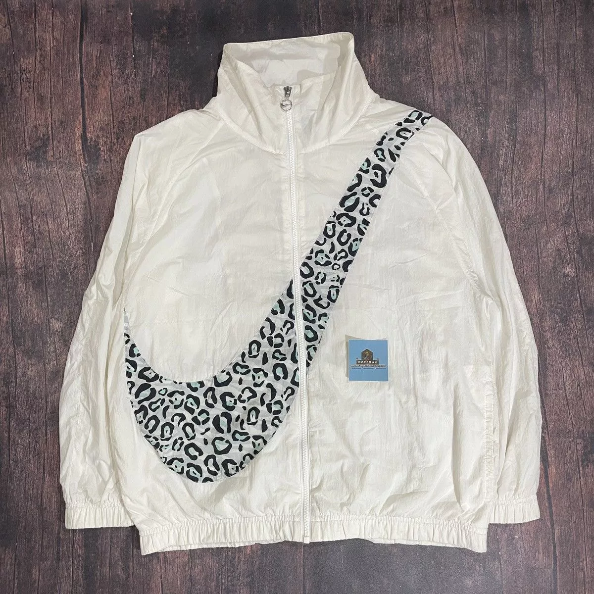 Nike Light Jackets Nike Big Swoosh Animal White